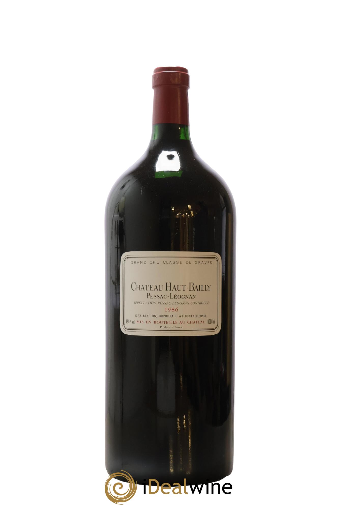 Château Haut-Bailly Cru Classé de Graves 1986 - Lot de 1 impériale - 0