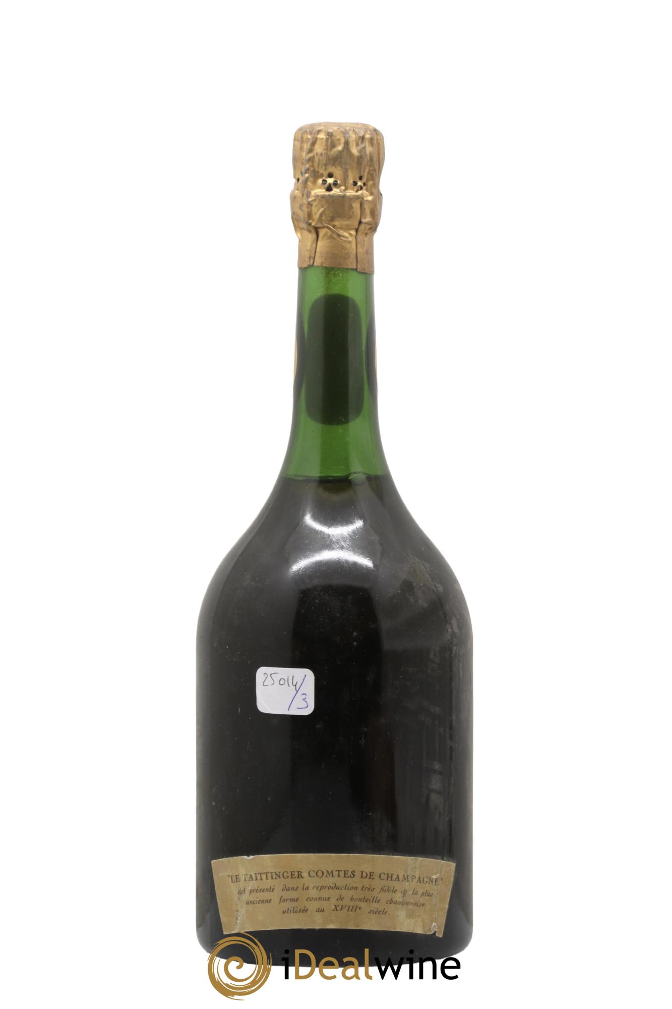 Comtes de Champagne Taittinger 1970 - Lot de 1 bouteille - 1