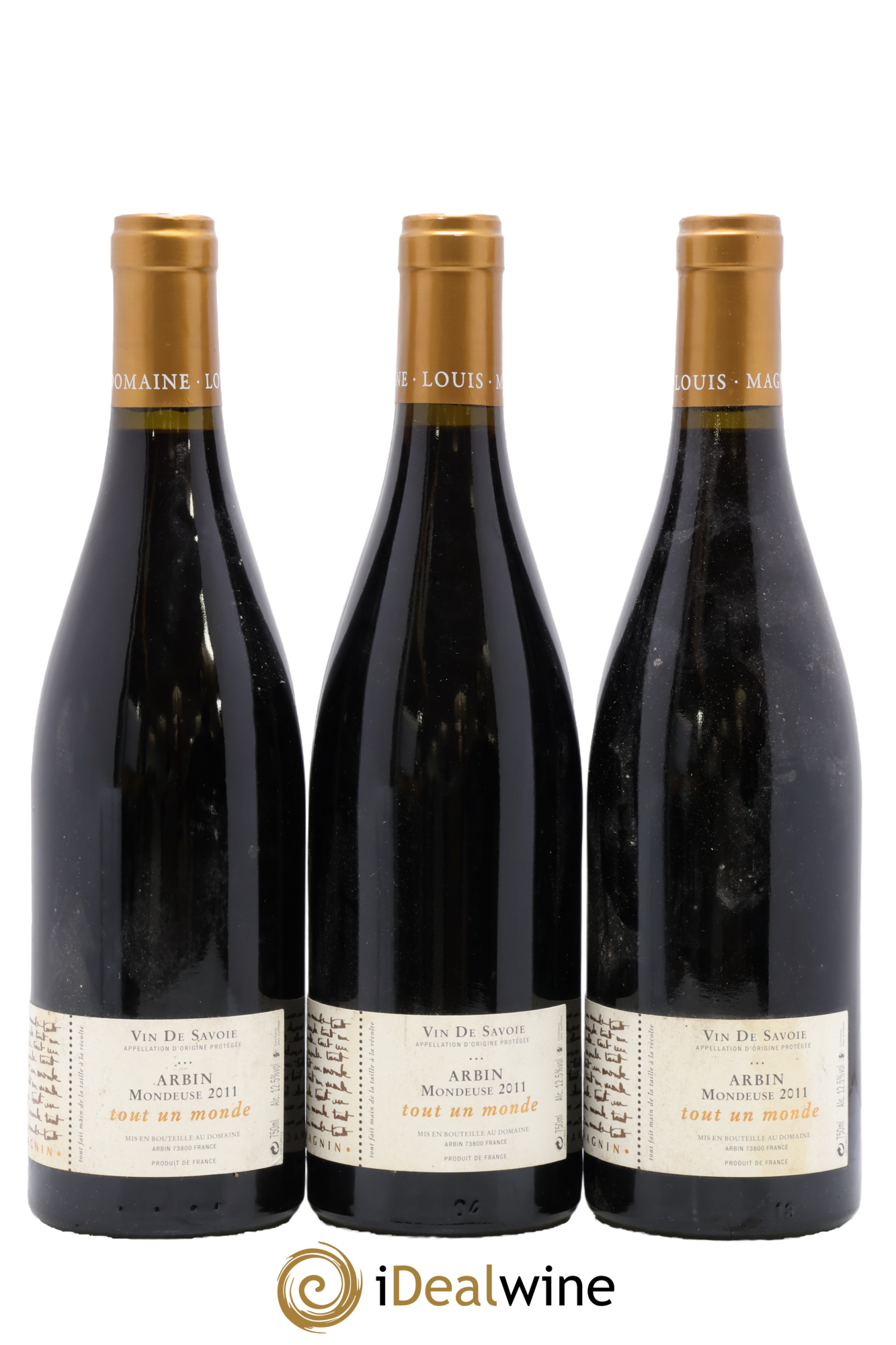 Vin de Savoie Arbin Tout un monde Louis Magnin 2011 - Posten von 3 Flaschen - 0