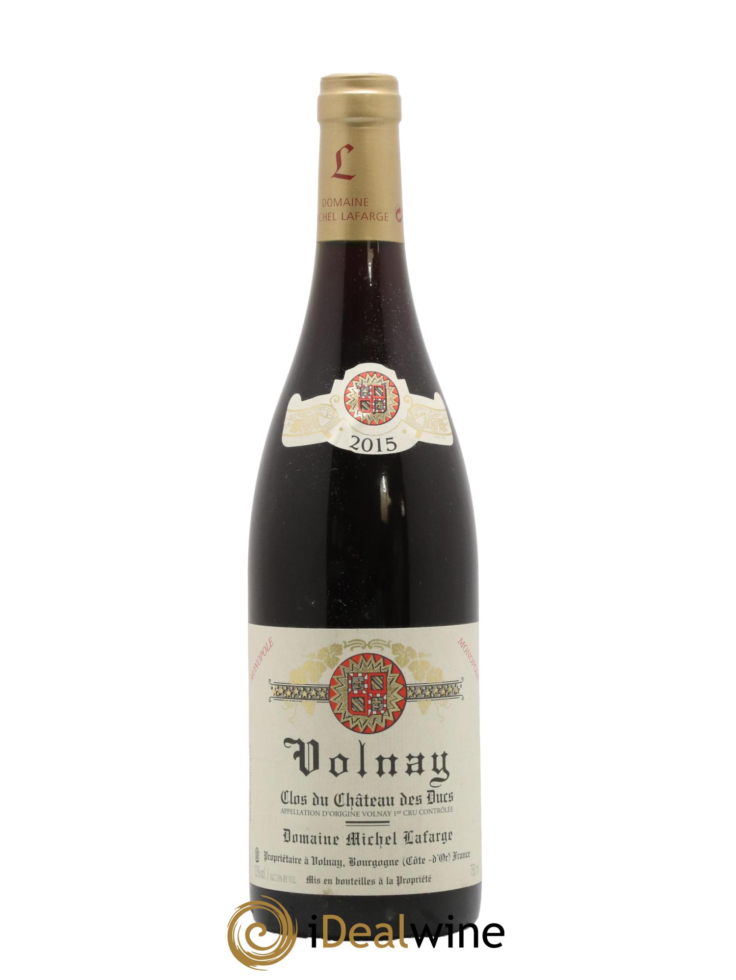 Volnay 1er Cru Clos du Château des Ducs Lafarge (Domaine) 2015 - Lot de 1 bouteille - 0