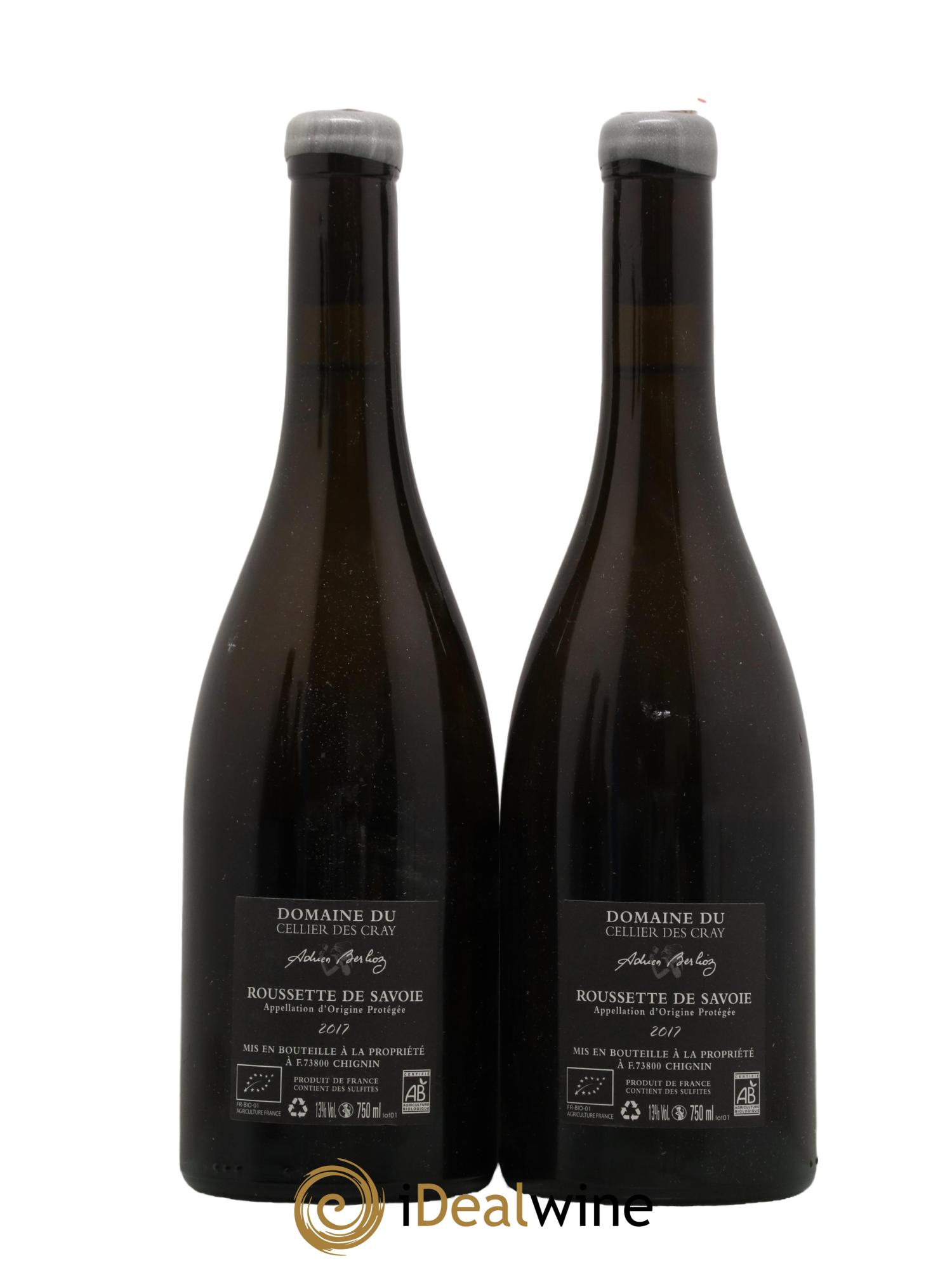 Roussette de Savoie Zulime Adrien Berlioz 2017 - Posten von 2 Flaschen - 1
