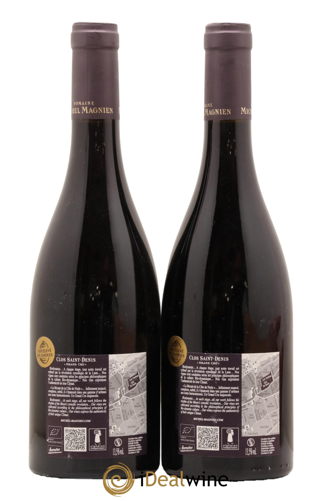 Clos Saint-Denis Grand Cru Michel Magnien 2015 - Lot de 2 bouteilles - 1