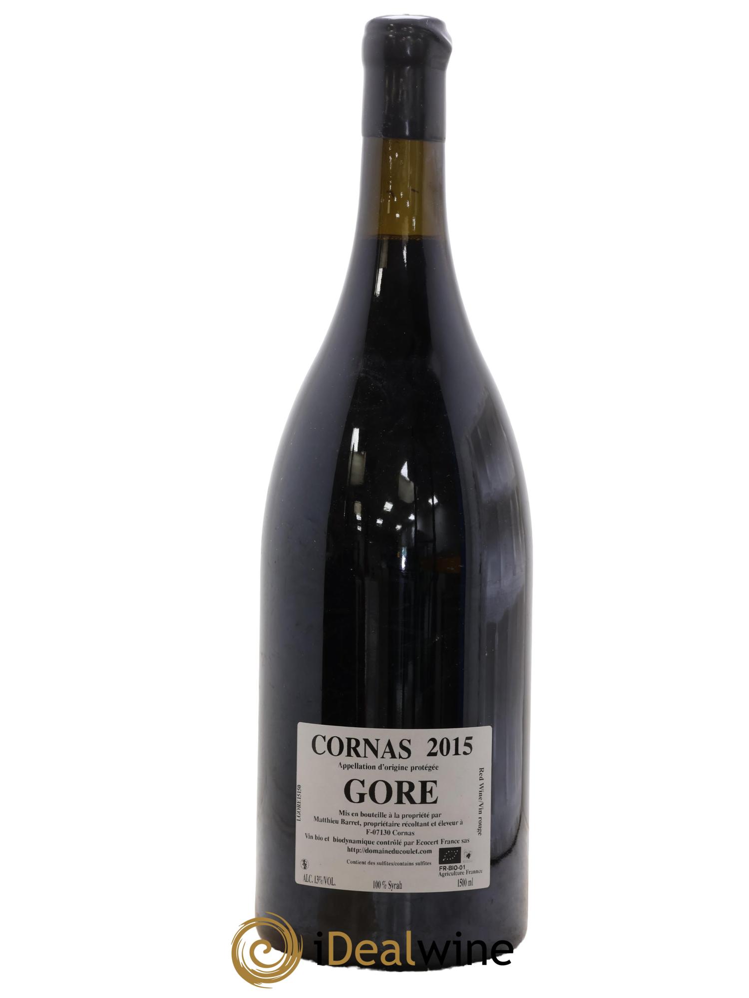 Cornas Gore Coulet (Domaine du) - Matthieu Barret 2015 - Posten von 1 Magnum - 1