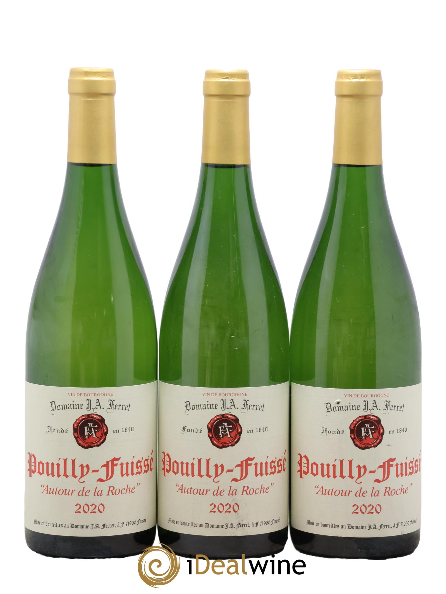 Pouilly-Fuissé Autour de la Roche J.A. Ferret (Domaine) 2020 - Lotto di 3 bottiglie - 0