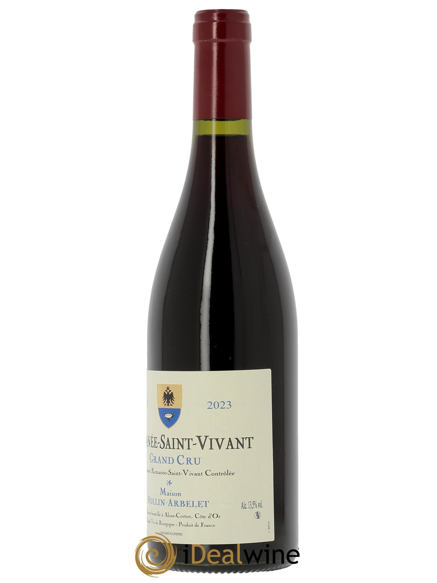 Romanée-Saint-Vivant Grand Cru Follin-Arbelet  2023 - Lot de 1 bouteille - 1