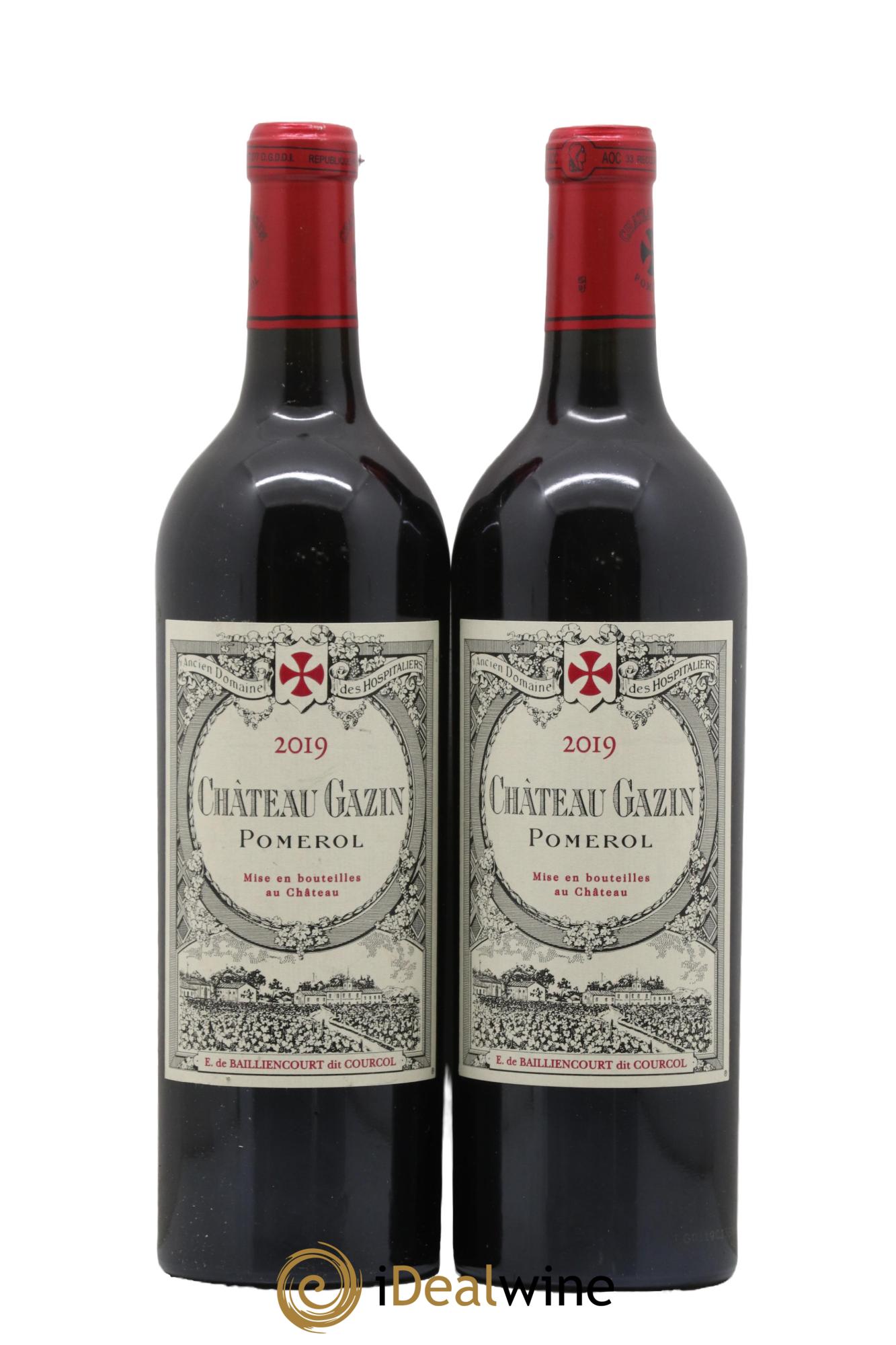 Château Gazin 2019 - Lotto di 2 bottiglie - 0