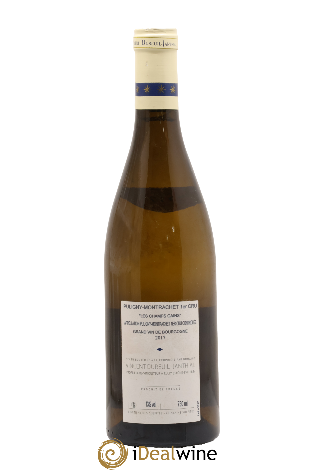 Puligny-Montrachet 1er Cru Les Champs Gains Vincent Dureuil-Janthial 2017 - Posten von 1 Flasche - 1