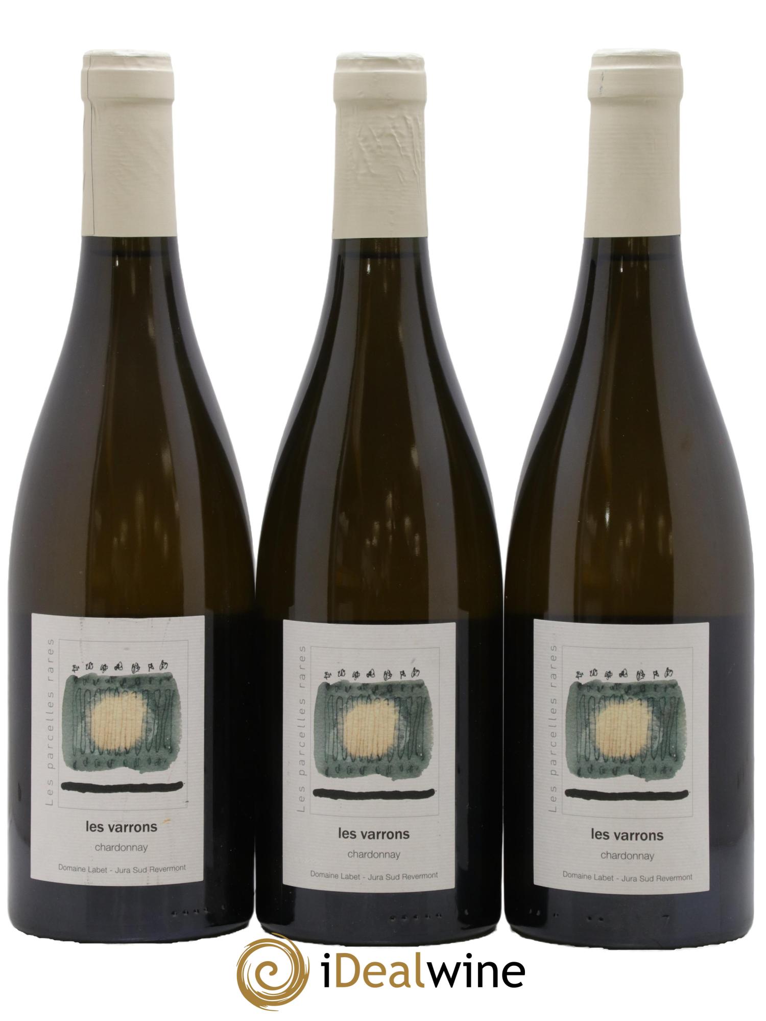 Côtes du Jura Chardonnay Les Varrons Romain - Julien - Charline Labet 2022 - Lot de 3 bouteilles - 0