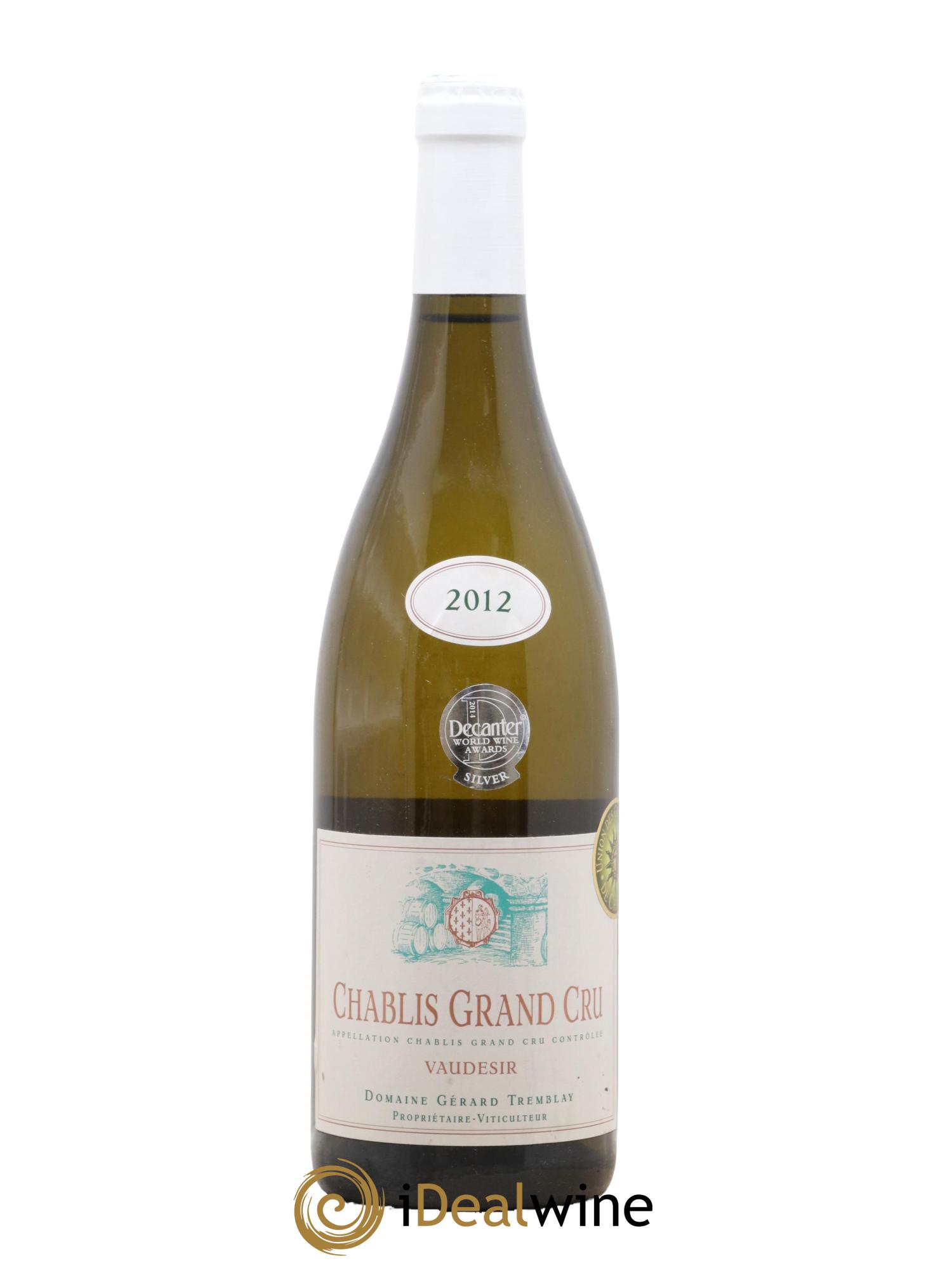 Chablis Grand Cru Vaudesir Gerard Tremblay 2012 - Lot de 1 bouteille - 0