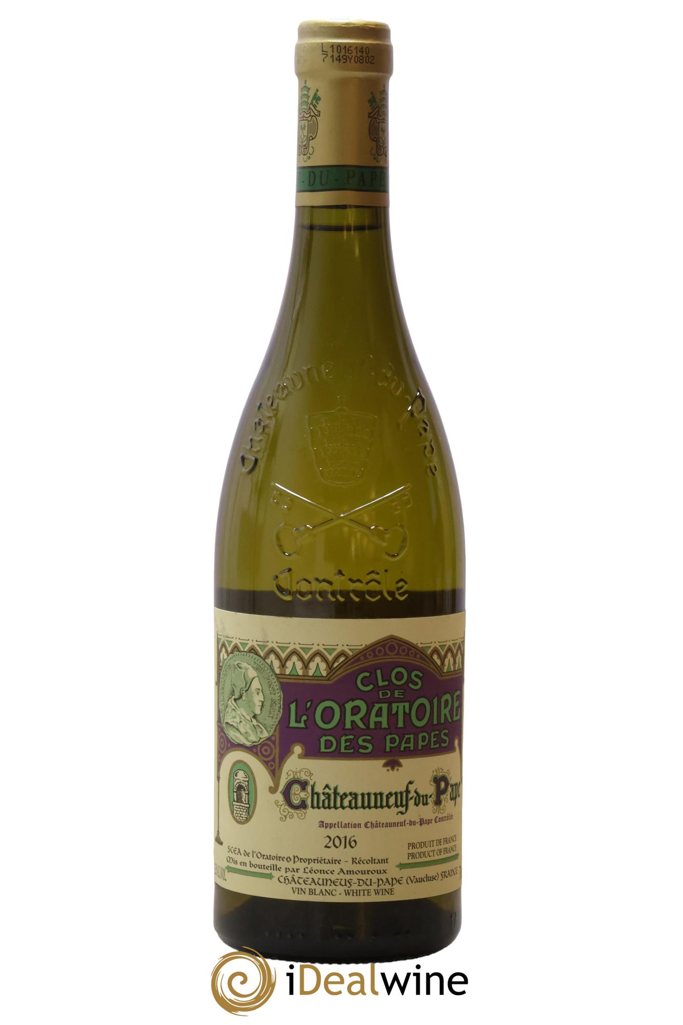 Châteauneuf-du-Pape Clos de l'Oratoire des Papes 2016 - Lot of 1 bottle - 0