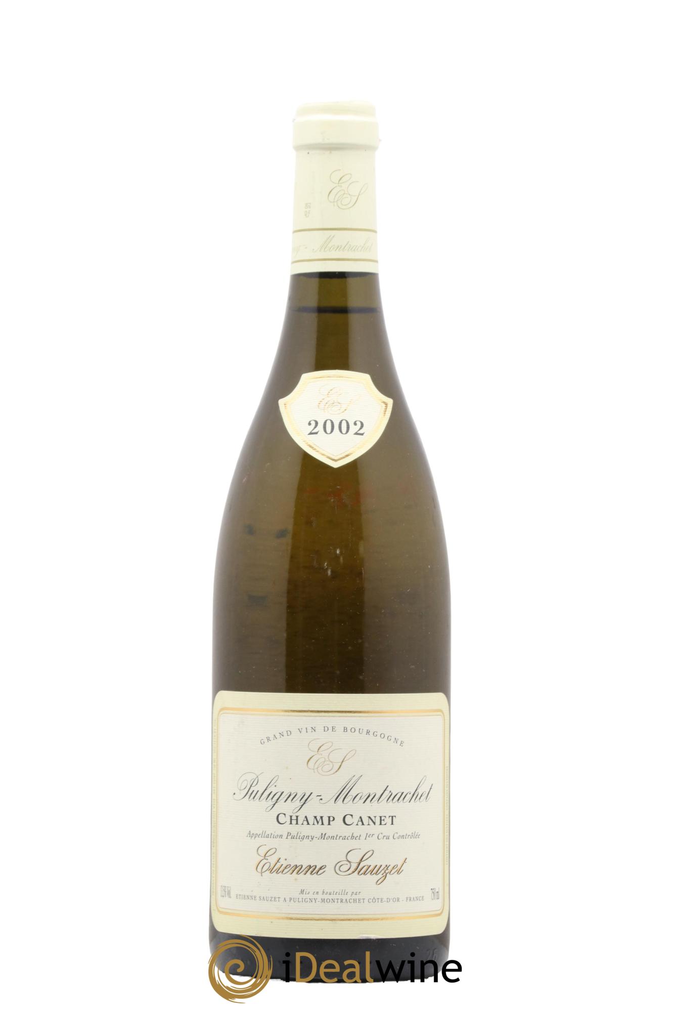 Puligny-Montrachet 1er Cru Champ Canet Etienne Sauzet 2002 - Lot de 1 bouteille - 0