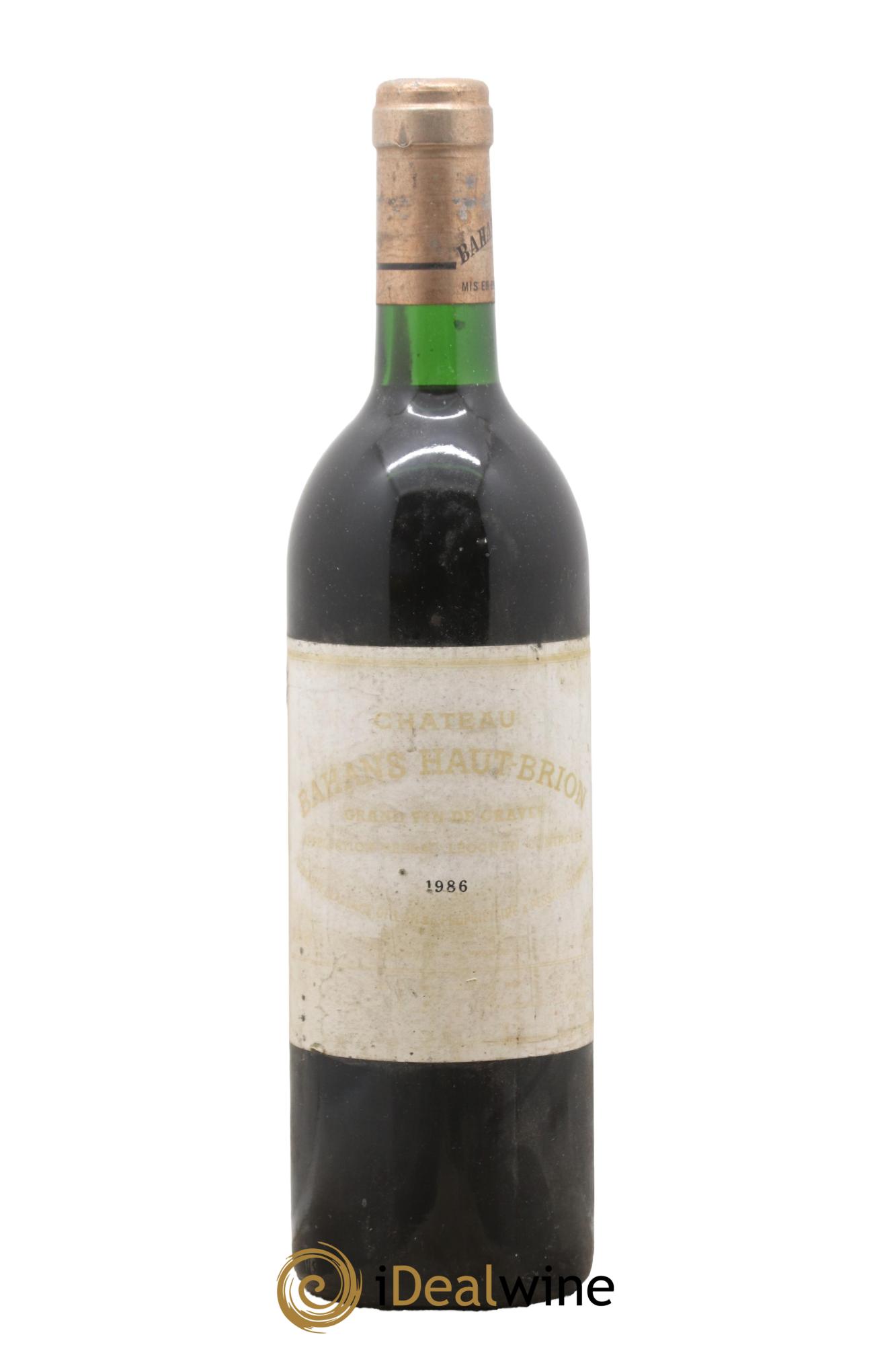 Clarence (Bahans) de Haut-Brion Second Vin 1986 - Lot of 1 bottle - 0