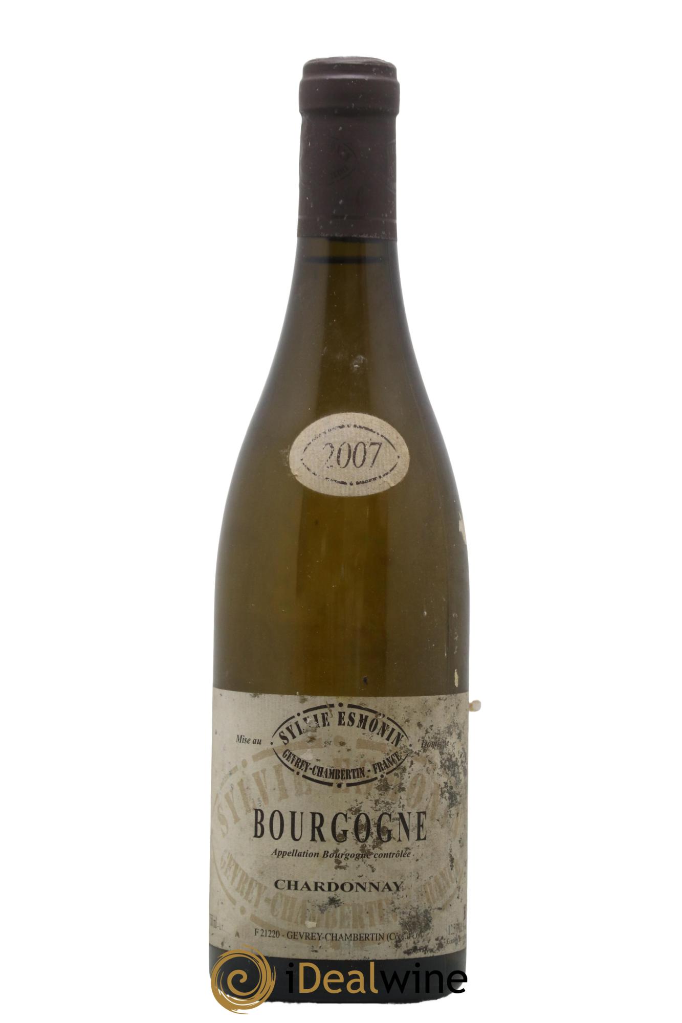 Bourgogne Chardonnay Sylvie Esmonin 2007 - Lot de 1 bouteille - 0
