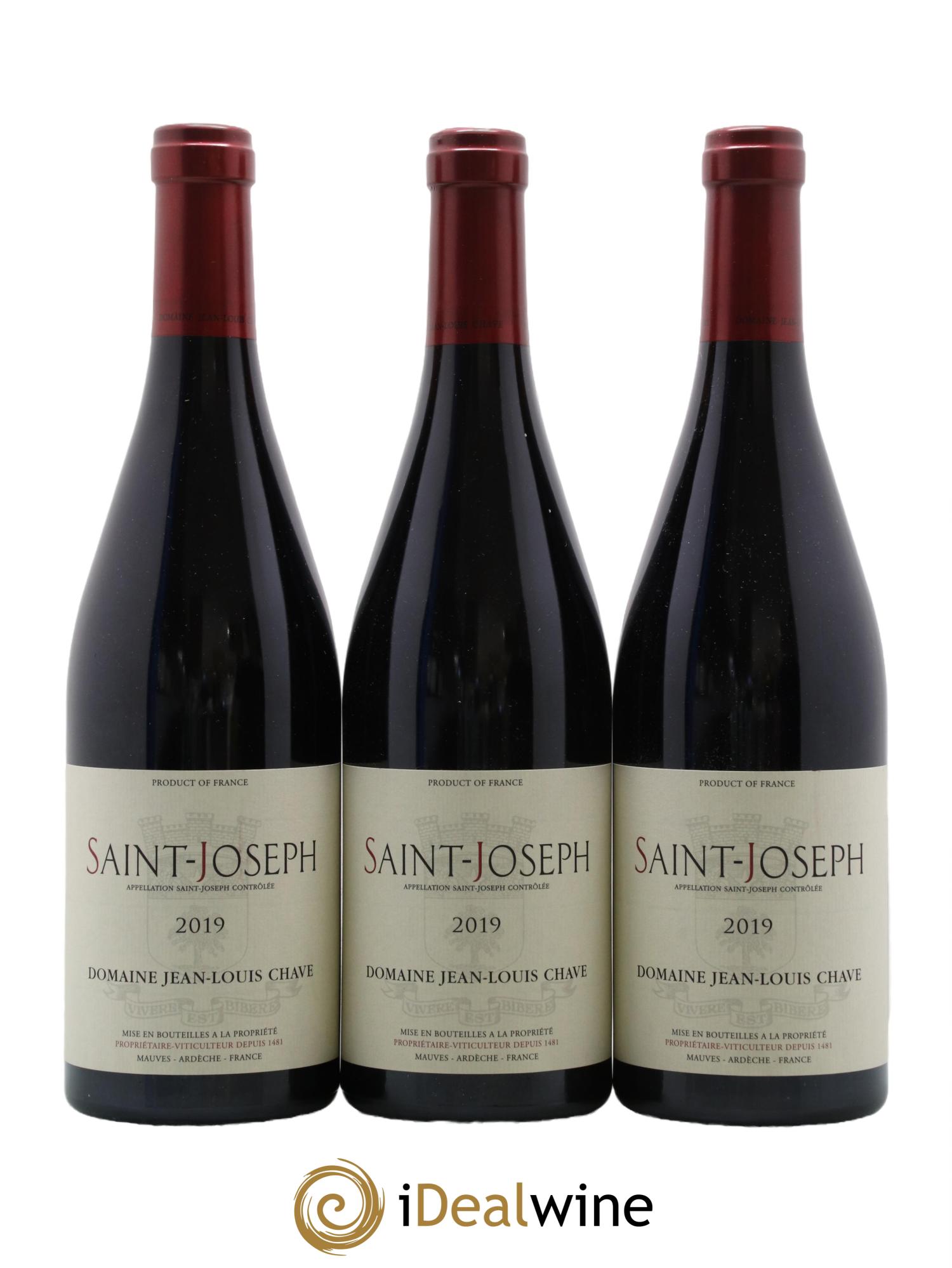 Saint-Joseph Jean-Louis Chave 2019 - Lot de 3 bouteilles - 0
