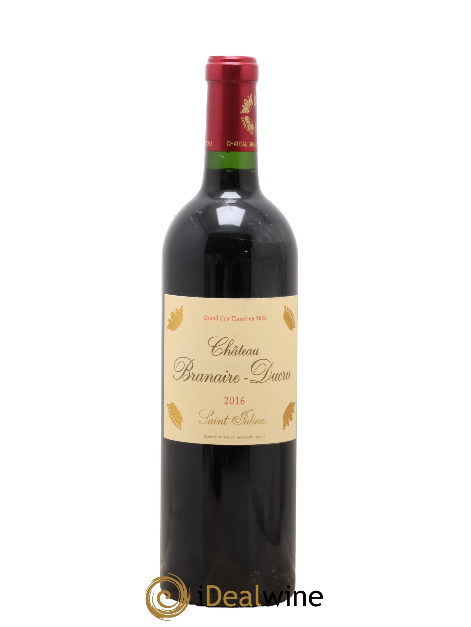 Château Branaire Ducru 4ème Grand Cru Classé 2016 - Lot de 1 bouteille - 0