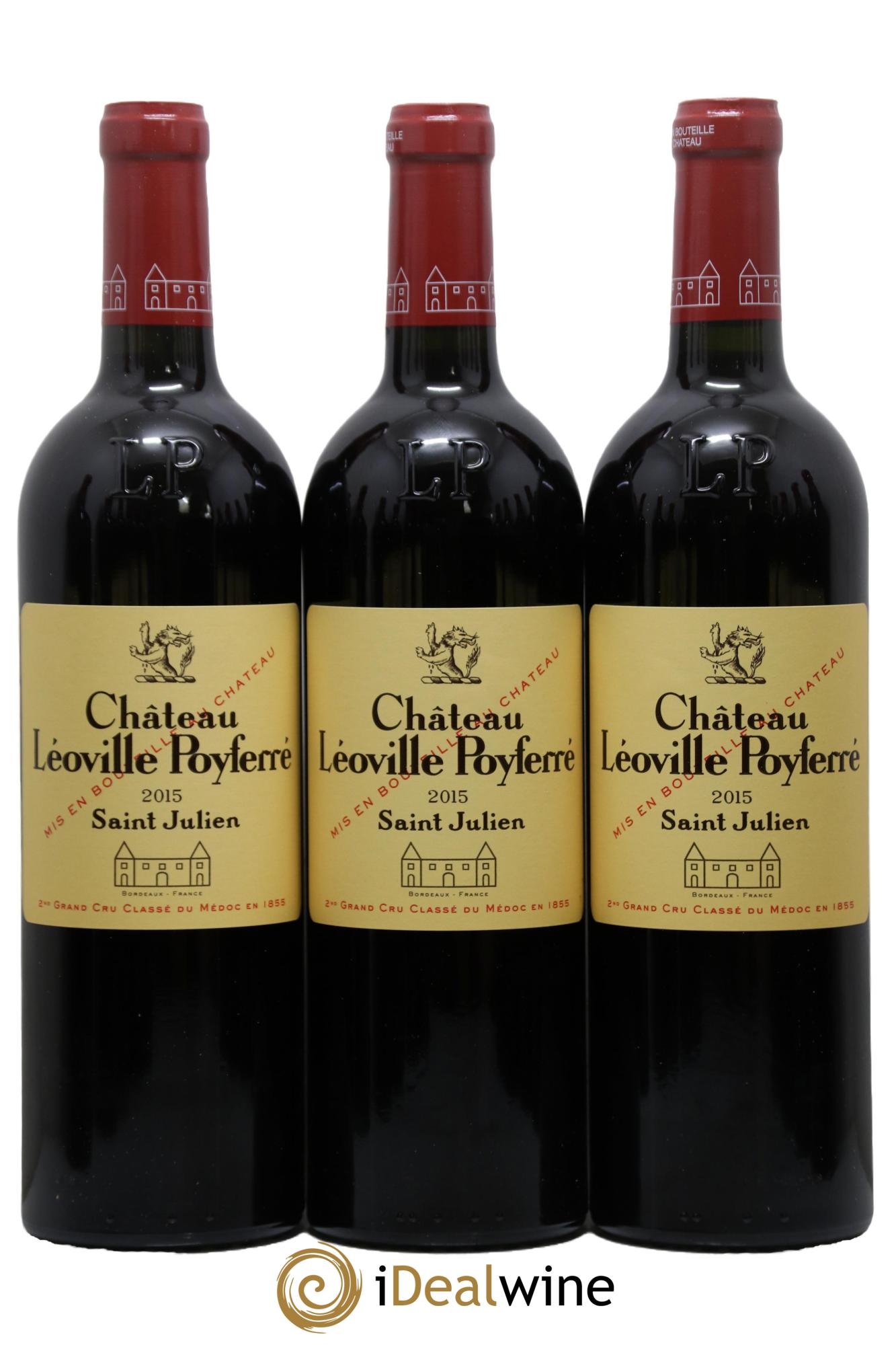 Château Léoville Poyferré 2ème Grand Cru Classé  2015 - Lot de 12 bouteilles - 3