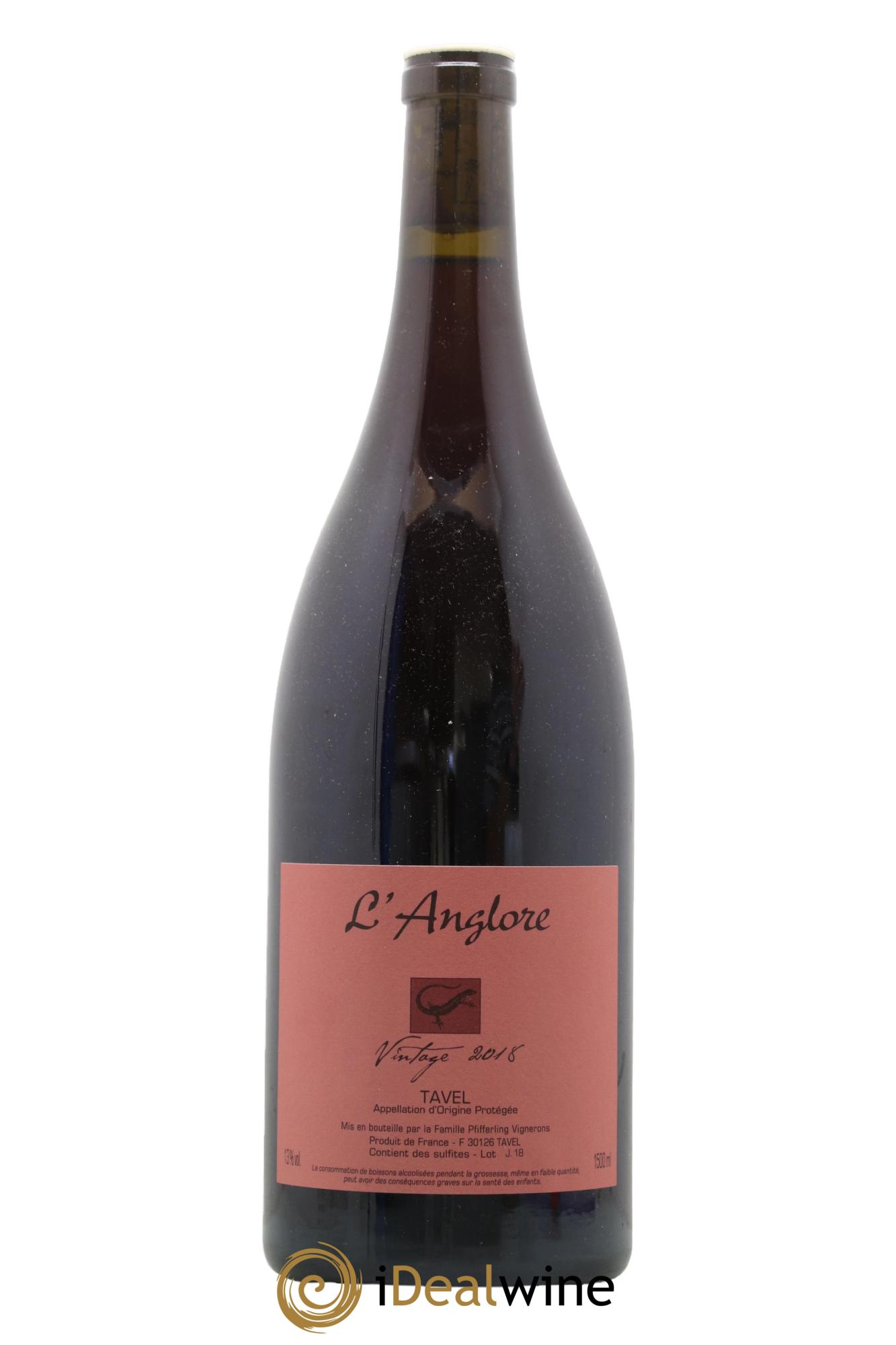 Tavel Vintage L'Anglore 2018 - Posten von 1 Magnum - 0