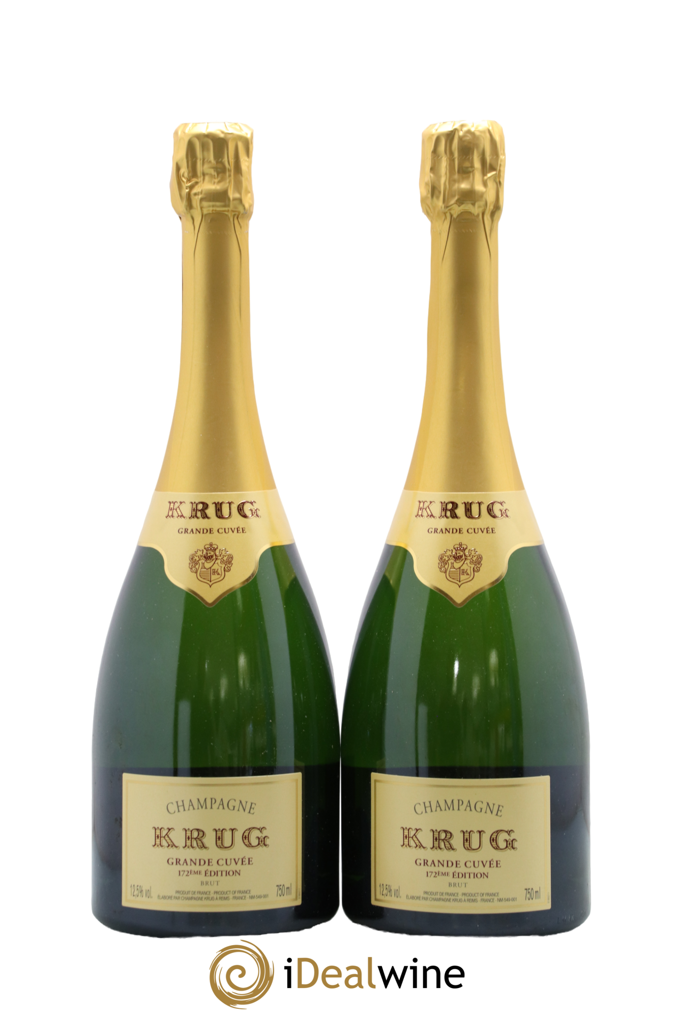 Grande Cuvée Brut - 172ème édition Krug - Lot de 2 bouteilles - 0