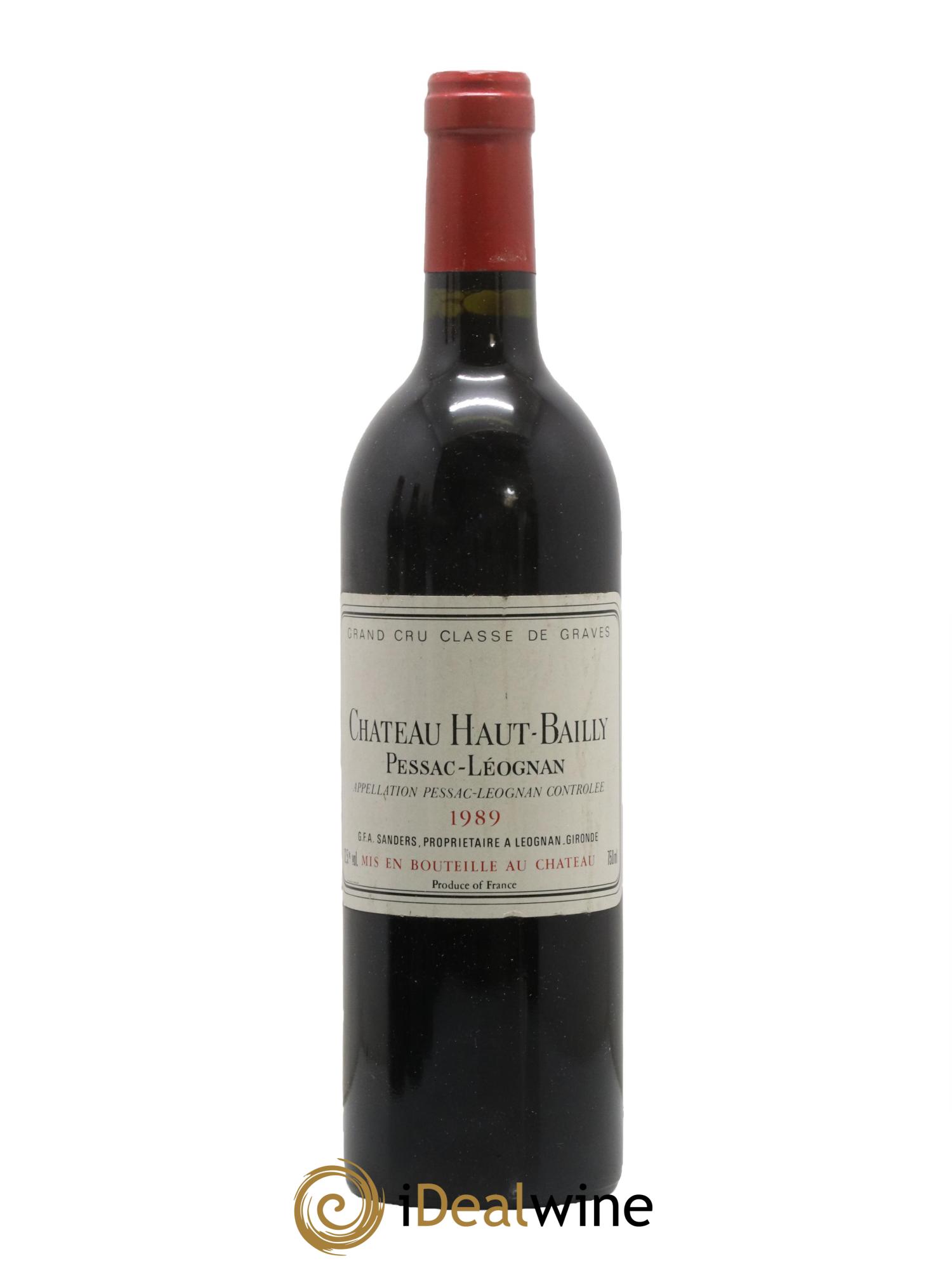 Château Haut-Bailly Cru Classé de Graves 1989 - Lot de 1 bouteille - 0