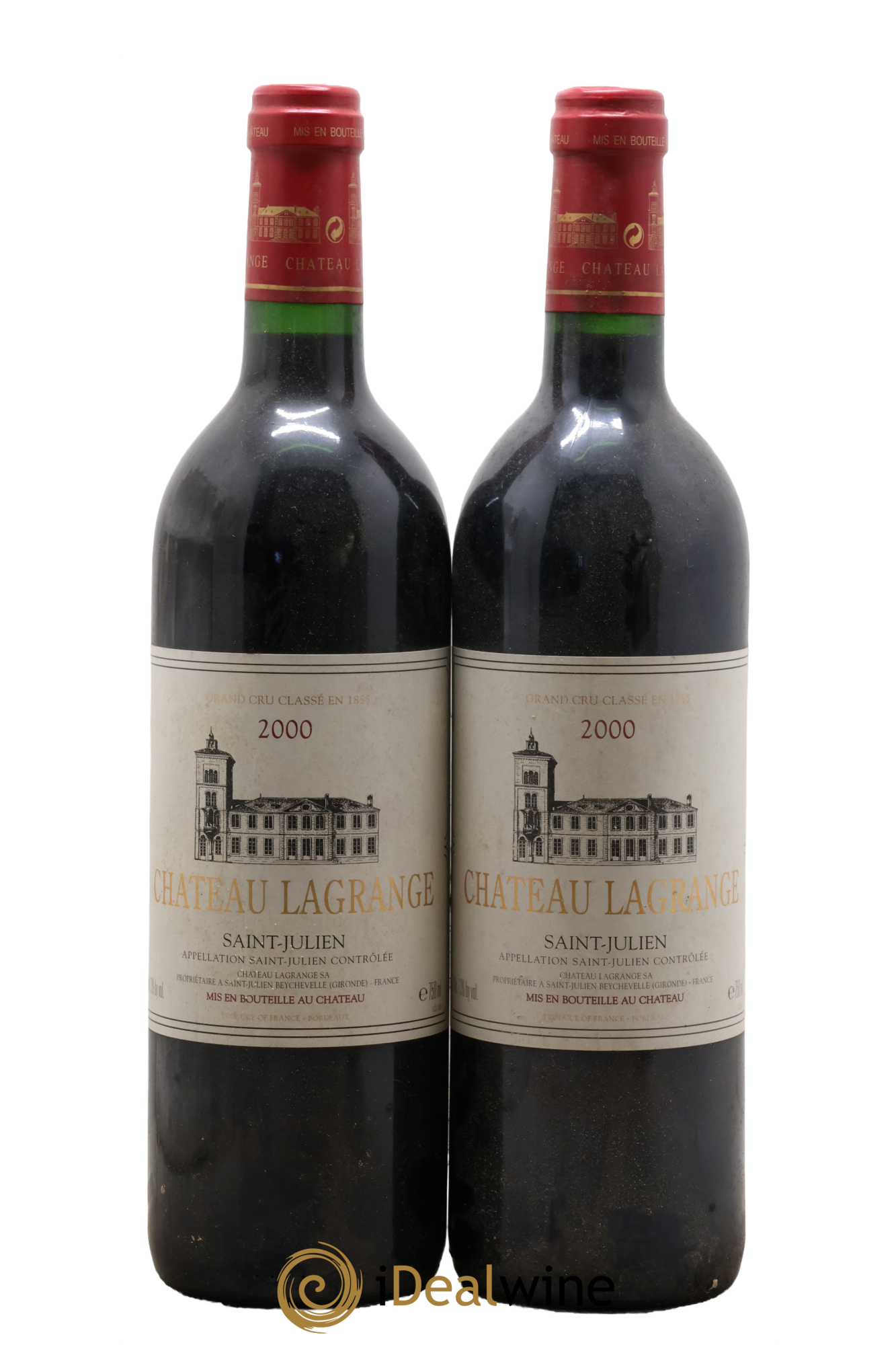 Château Lagrange 3ème Grand Cru Classé 2000 - Lotto di 2 bottiglie - 0