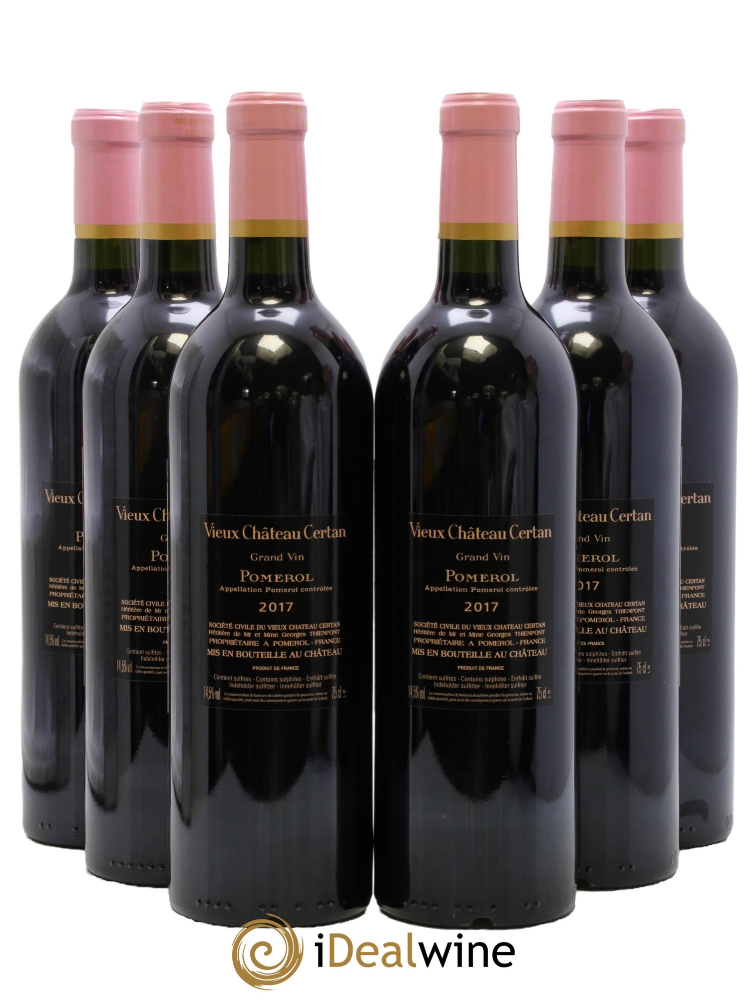 Vieux Château Certan 2017 - Lot of 6 bottles - 1