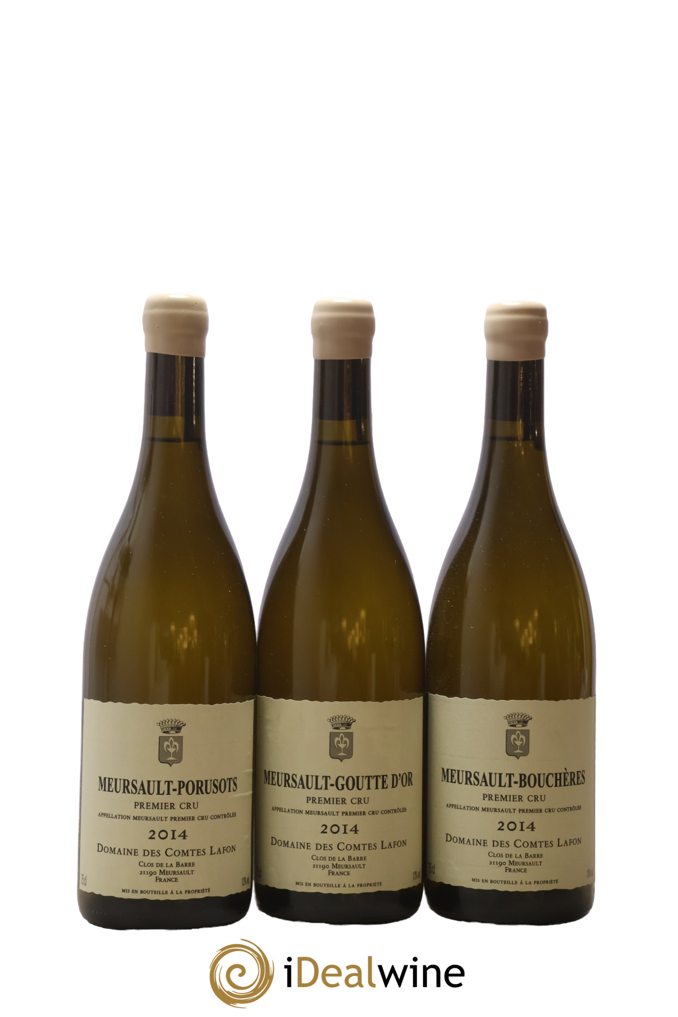 Meursault 1er Cru Caisse Prestige 6 Climats Comtes Lafon (Domaine des)  2014 - Lot de 6 bouteilles - 2