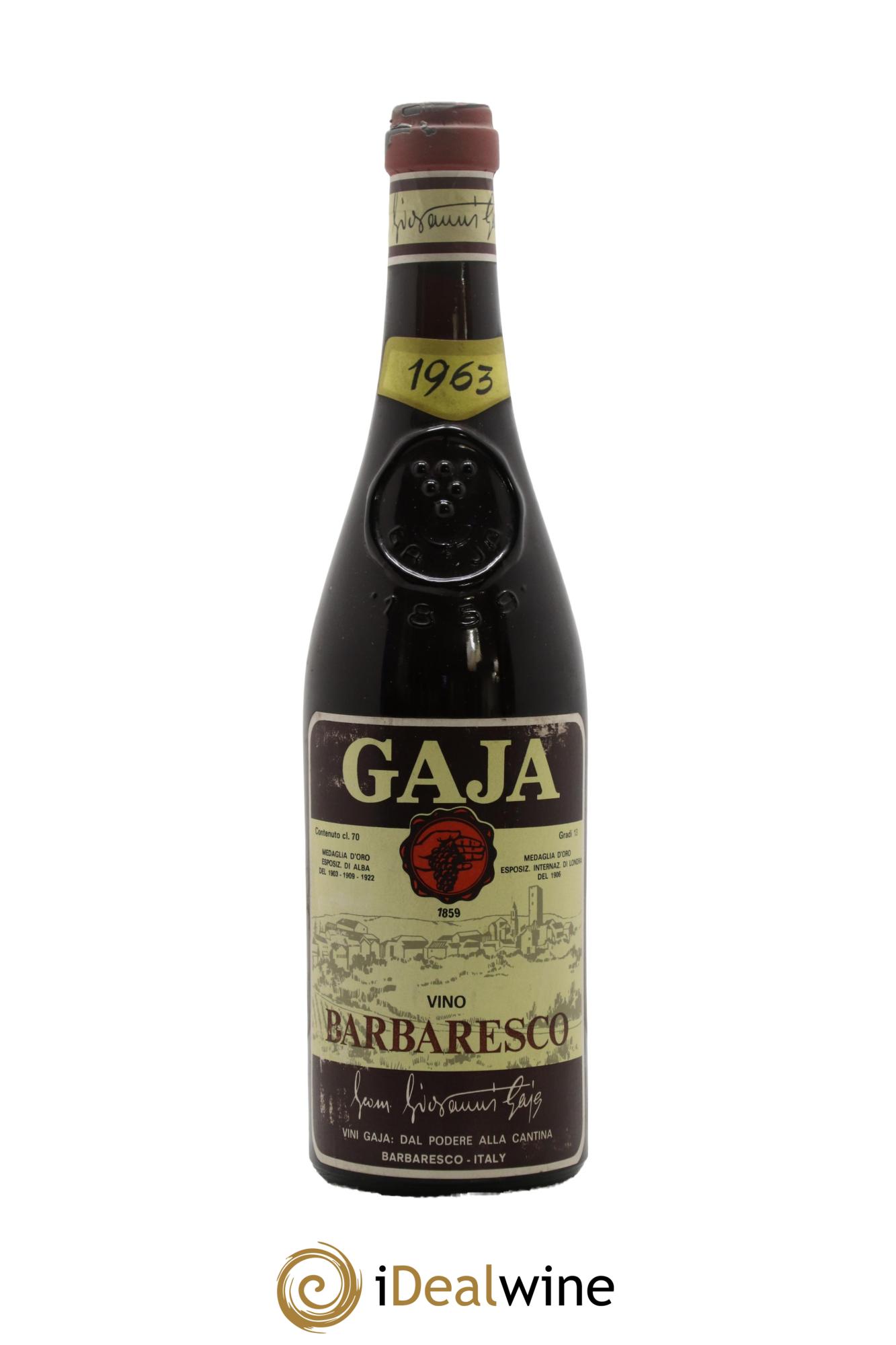 Barbaresco DOCG Angelo Gaja 1963 - Lotto di 1 bottiglia - 0