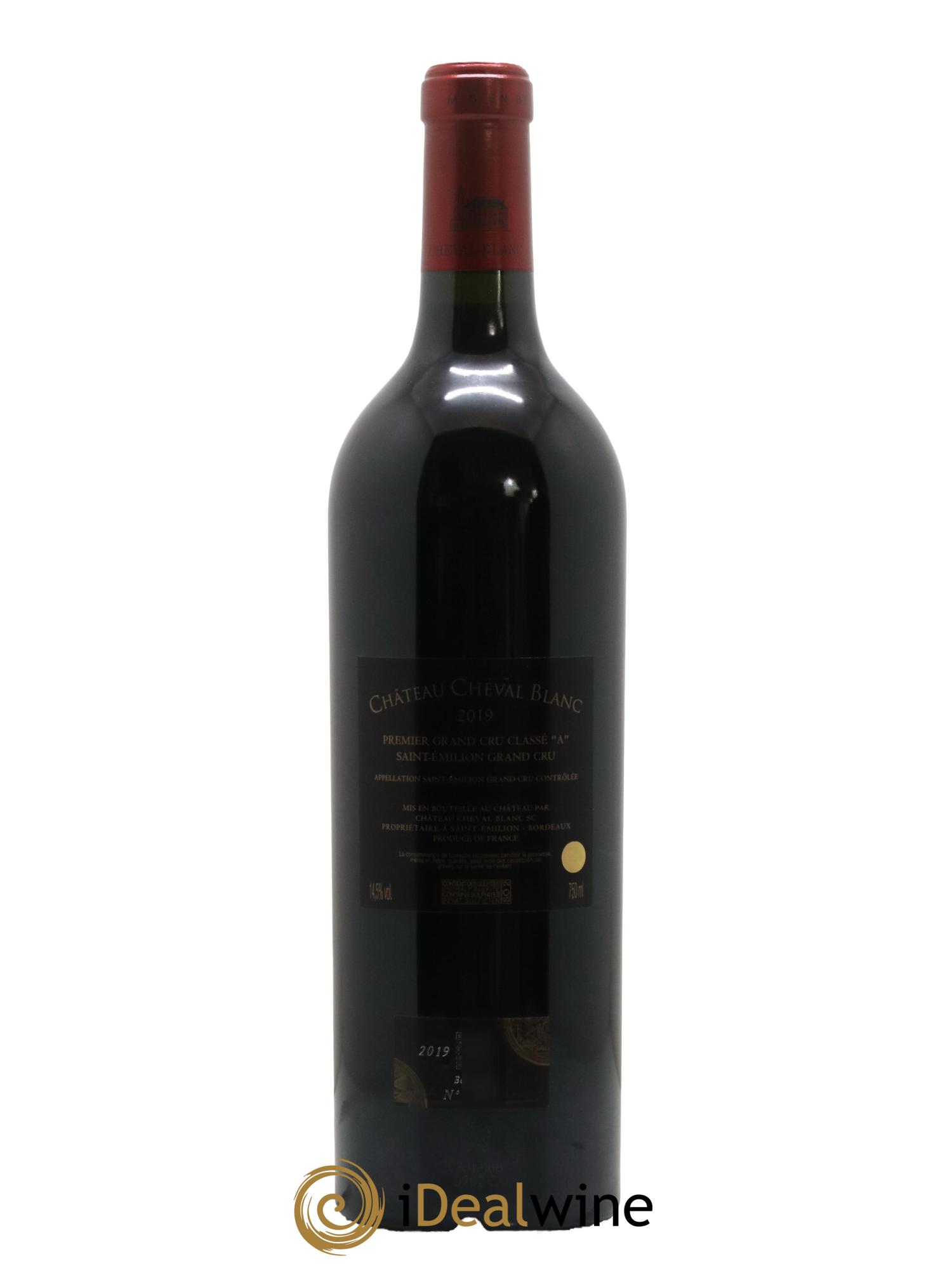 Château Cheval Blanc 1er Grand Cru Classé A 2019 - Lot de 1 bouteille - 1