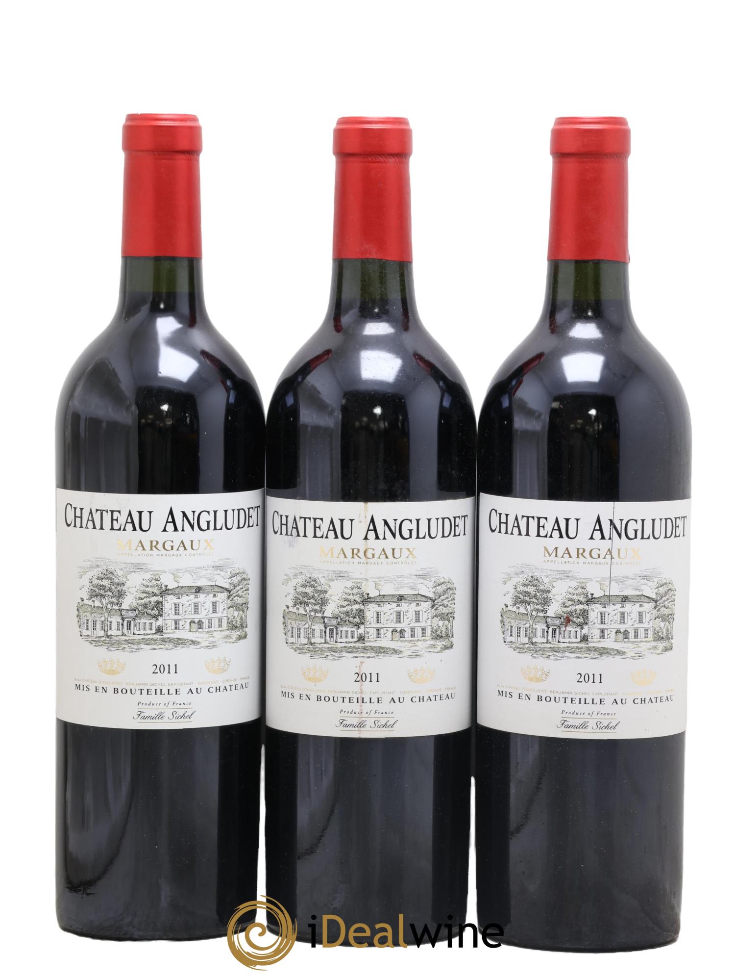 Château d' Angludet Cru Bourgeois 2011 - Posten von 3 Flaschen - 0