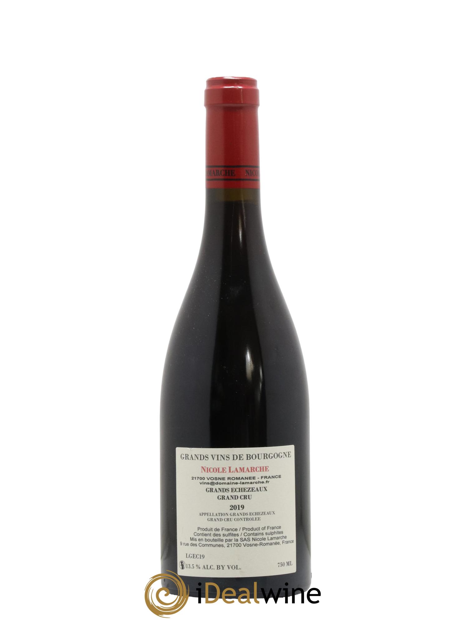 Grands-Echezeaux Grand Cru Lamarche (Domaine) 2019 - Lot de 1 bouteille - 1