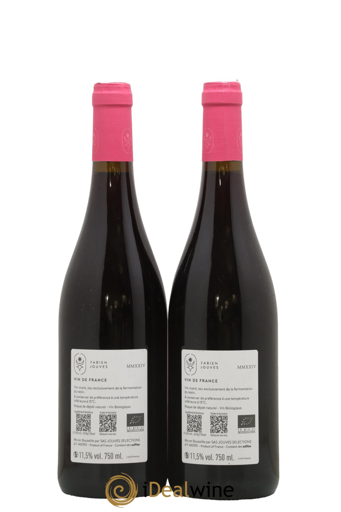 Vin de France Mas Del Périé Tu vin plus aux soirées Fabien Jouves  2024 - Lot de 2 bouteilles - 1