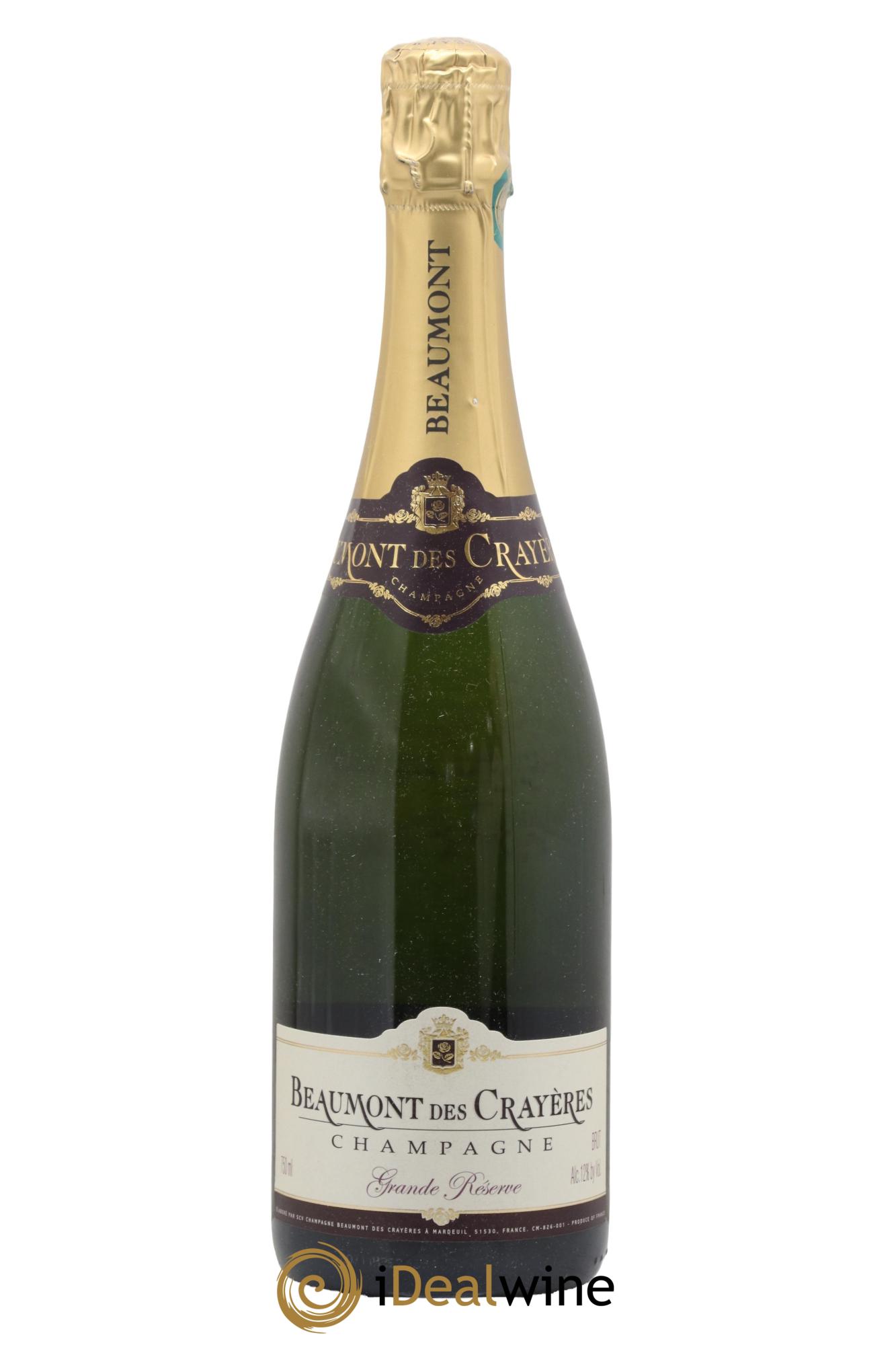 Champagne Grande Réserve Beaumont Des Crayères - Lot de 1 bouteille - 0