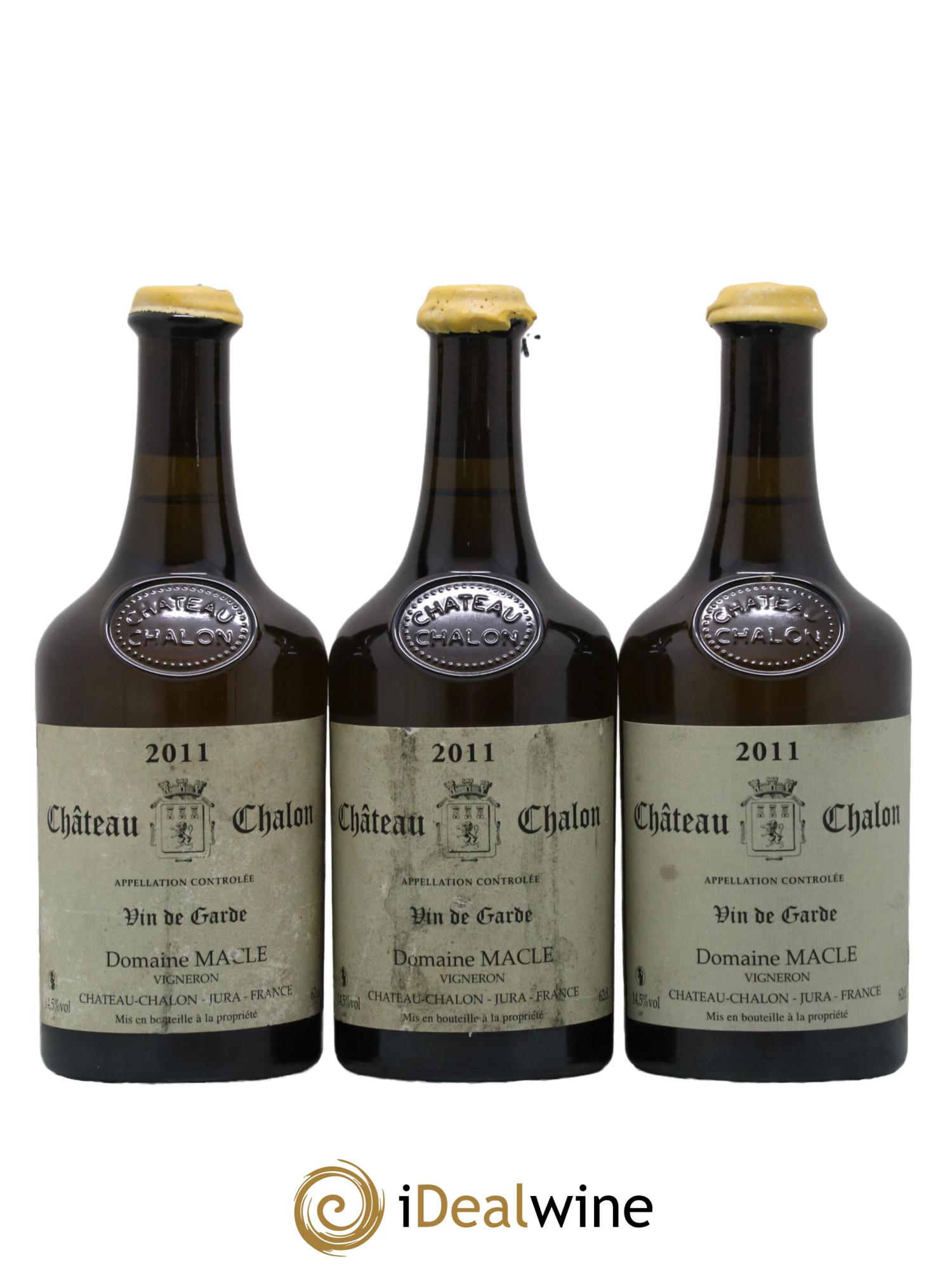 Château-Chalon Jean Macle 2011 - Lot de 3 clavelins - 0