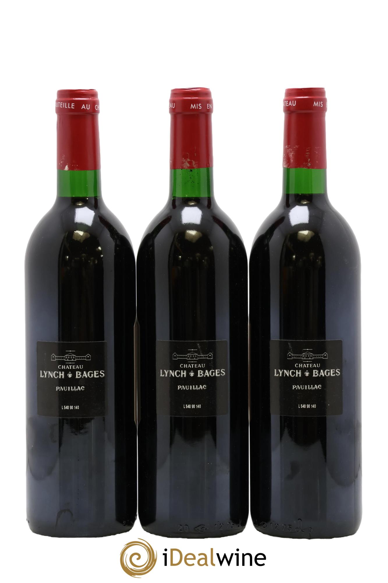 Château Lynch Bages 5ème Grand Cru Classé 1990 - Lot of 12 bottles - 8
