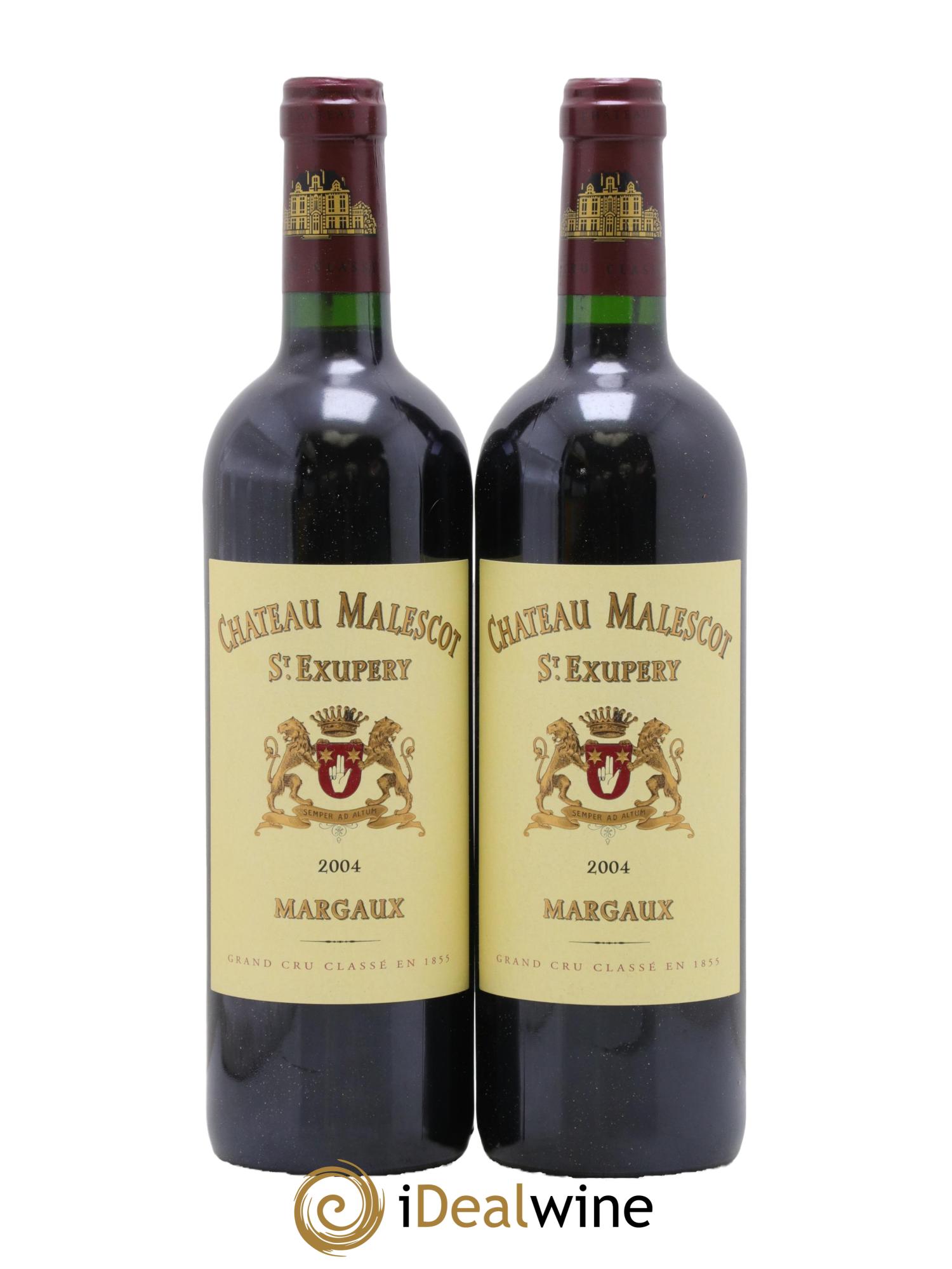 Château Malescot Saint-Exupéry 3ème Grand Cru Classé 2004 - Lot de 2 bouteilles - 0