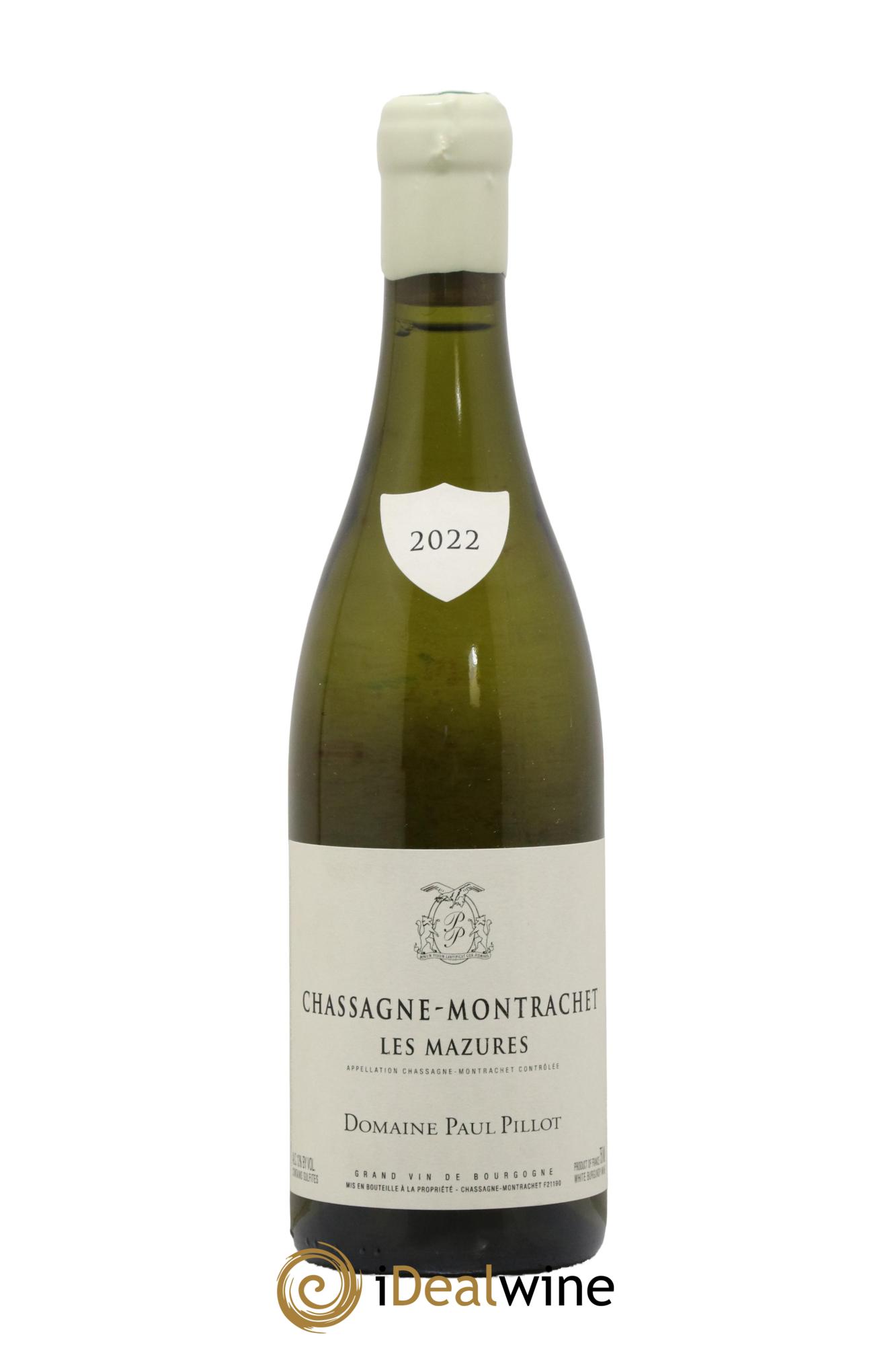 Chassagne-Montrachet Les Mazures Paul Pillot (Domaine) 2022 - Lotto di 1 bottiglia - 0