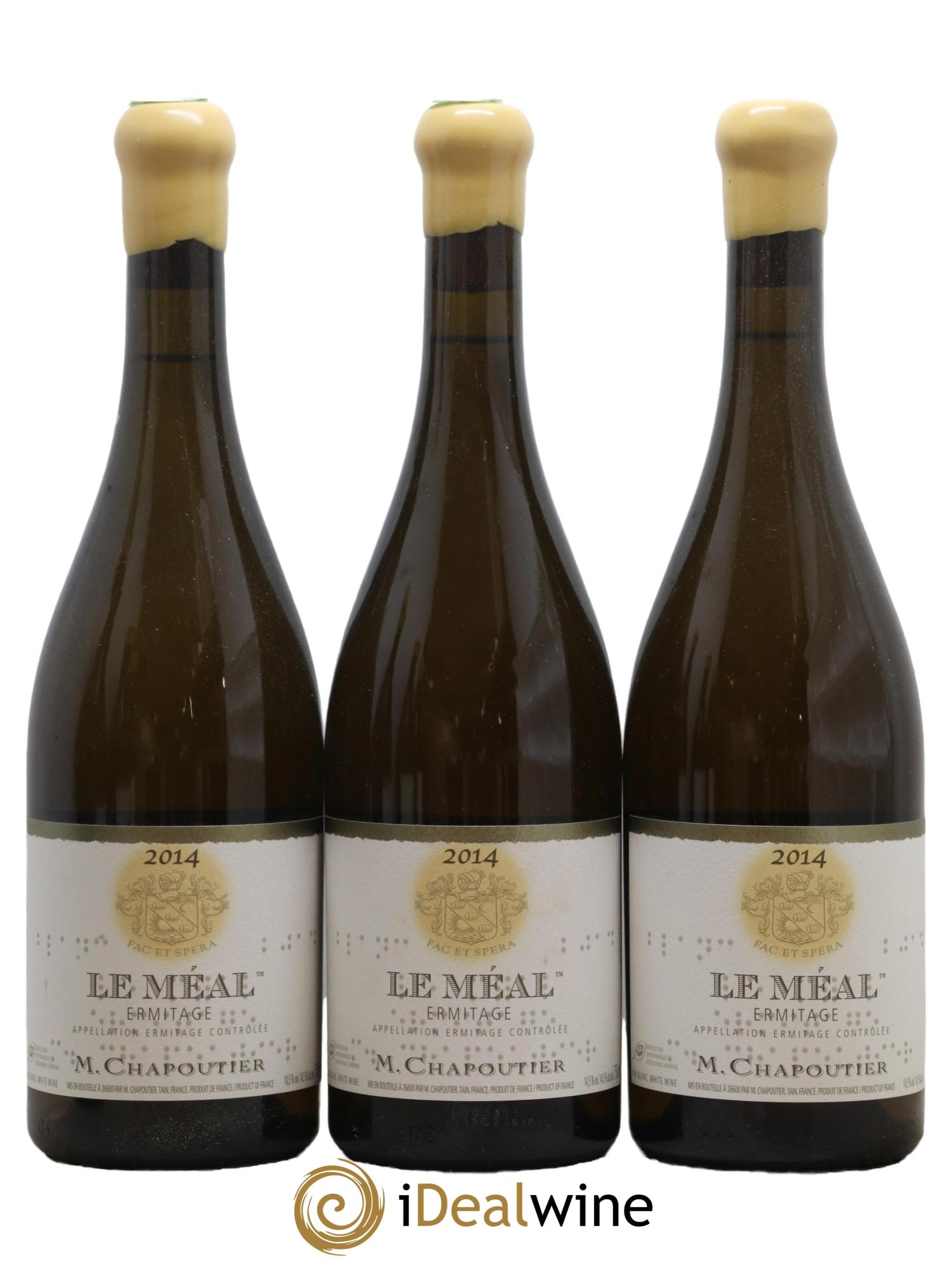 Hermitage Ermitage Le Méal Chapoutier 2014 - Lot of 6 bottles - 1