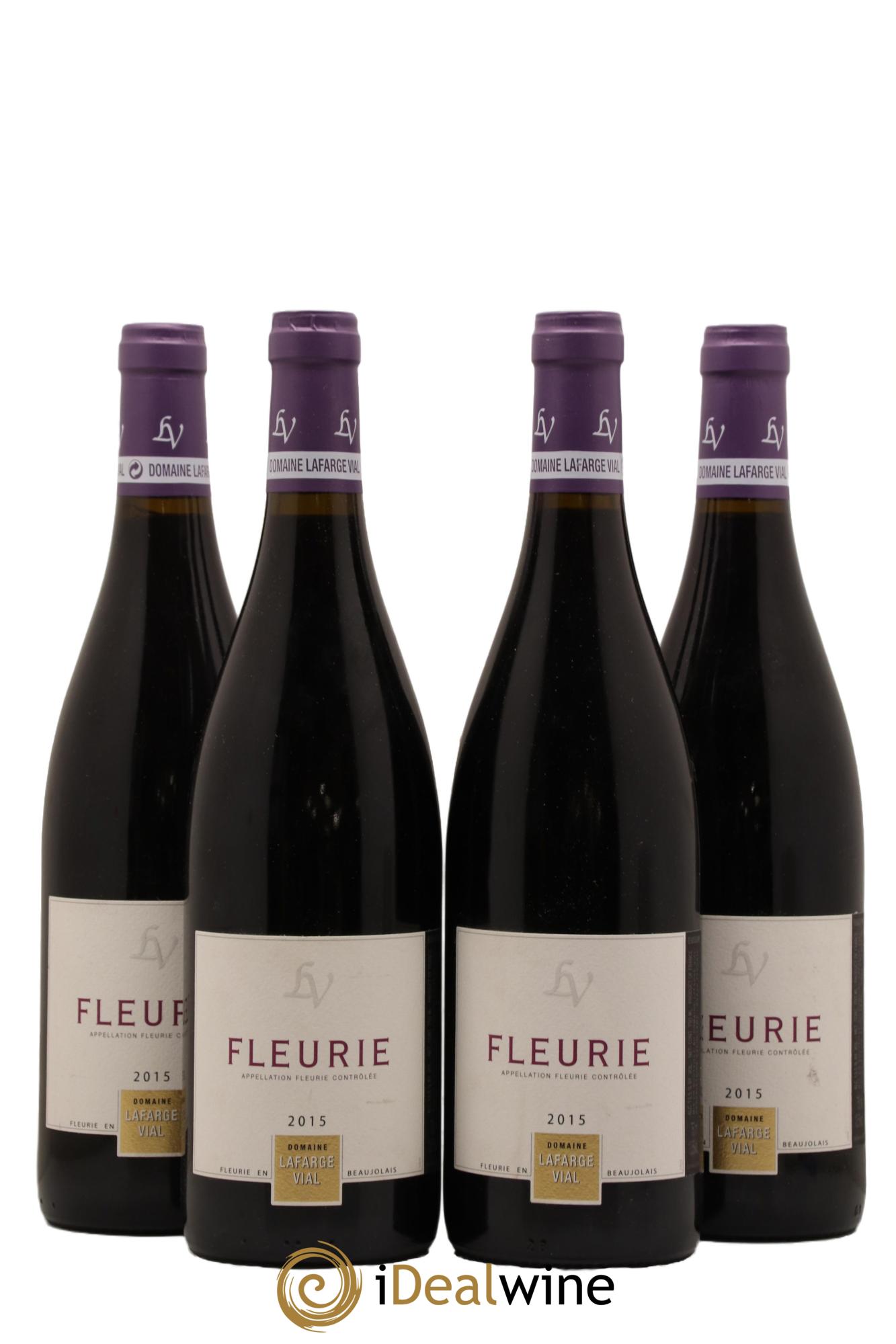 Fleurie Domaine Lafarge Vial 2015 - Lot de 4 bouteilles - 0