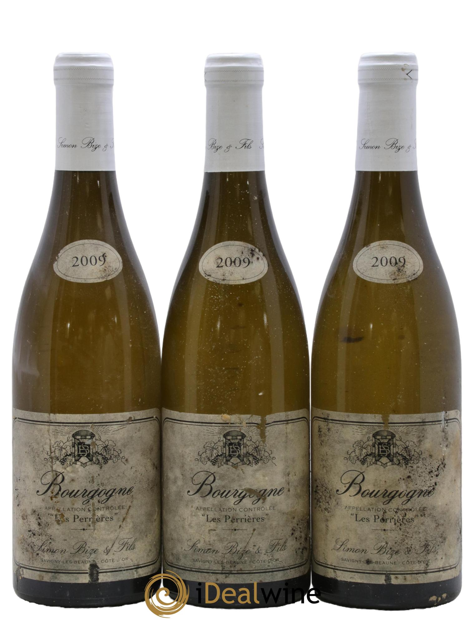 Bourgogne Les Perrières Simon Bize 2009 - Lot de 3 bouteilles - 0
