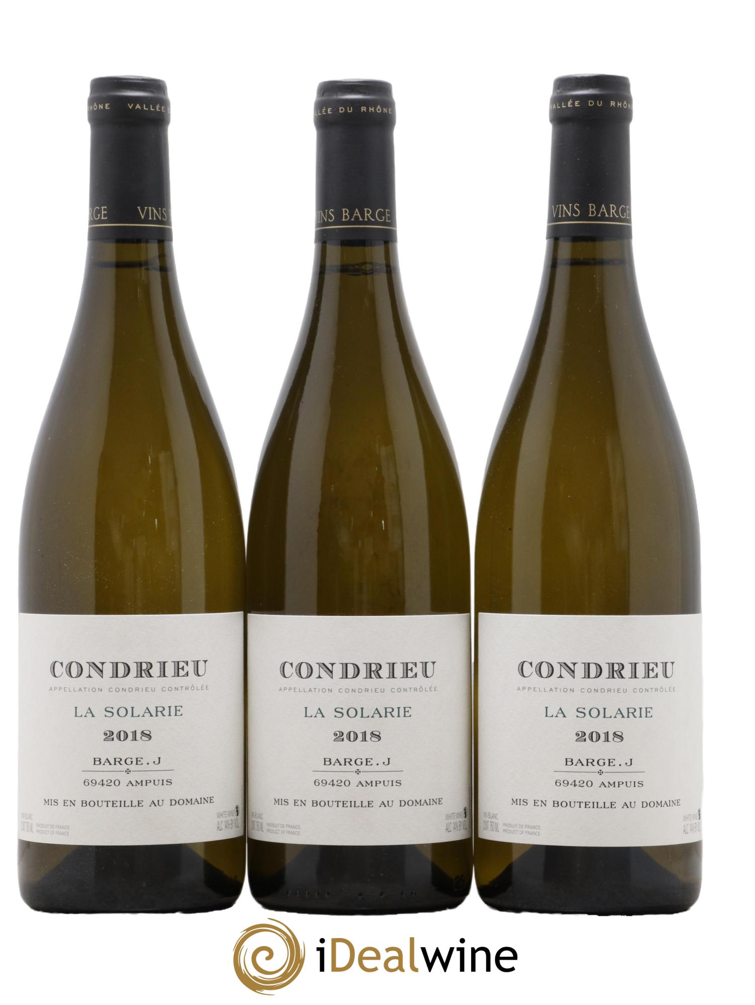 Condrieu La Solarie Barge 2018 - Lot de 3 bouteilles - 0