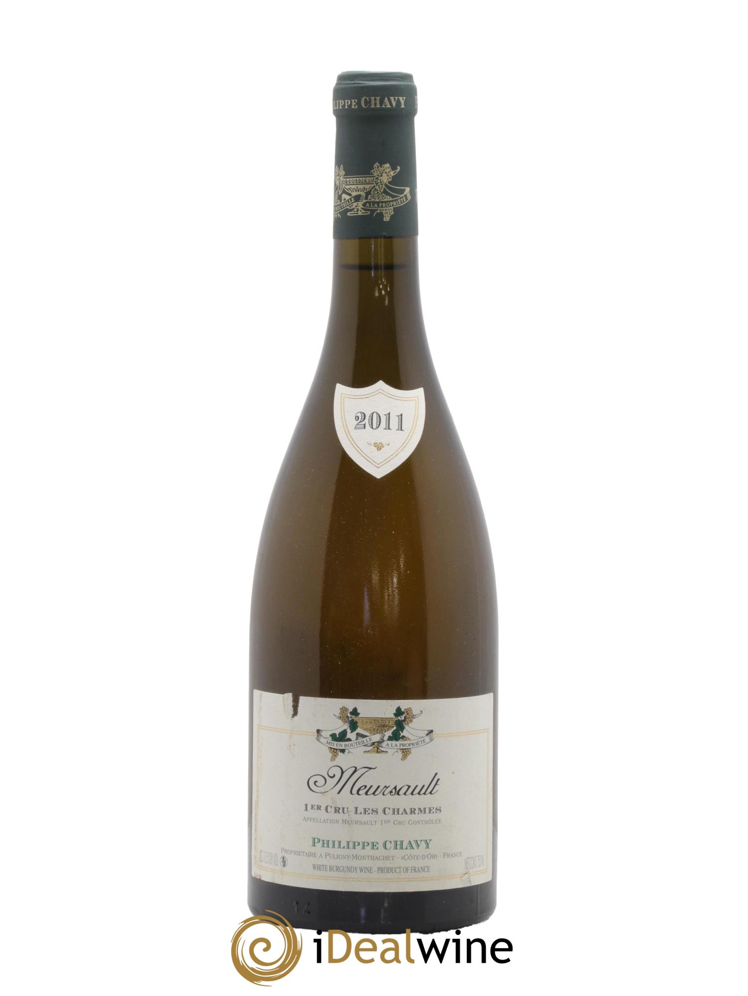 Meursault 1er Cru Charmes Philippe Chavy 2011 - Lot of 1 bottle - 0