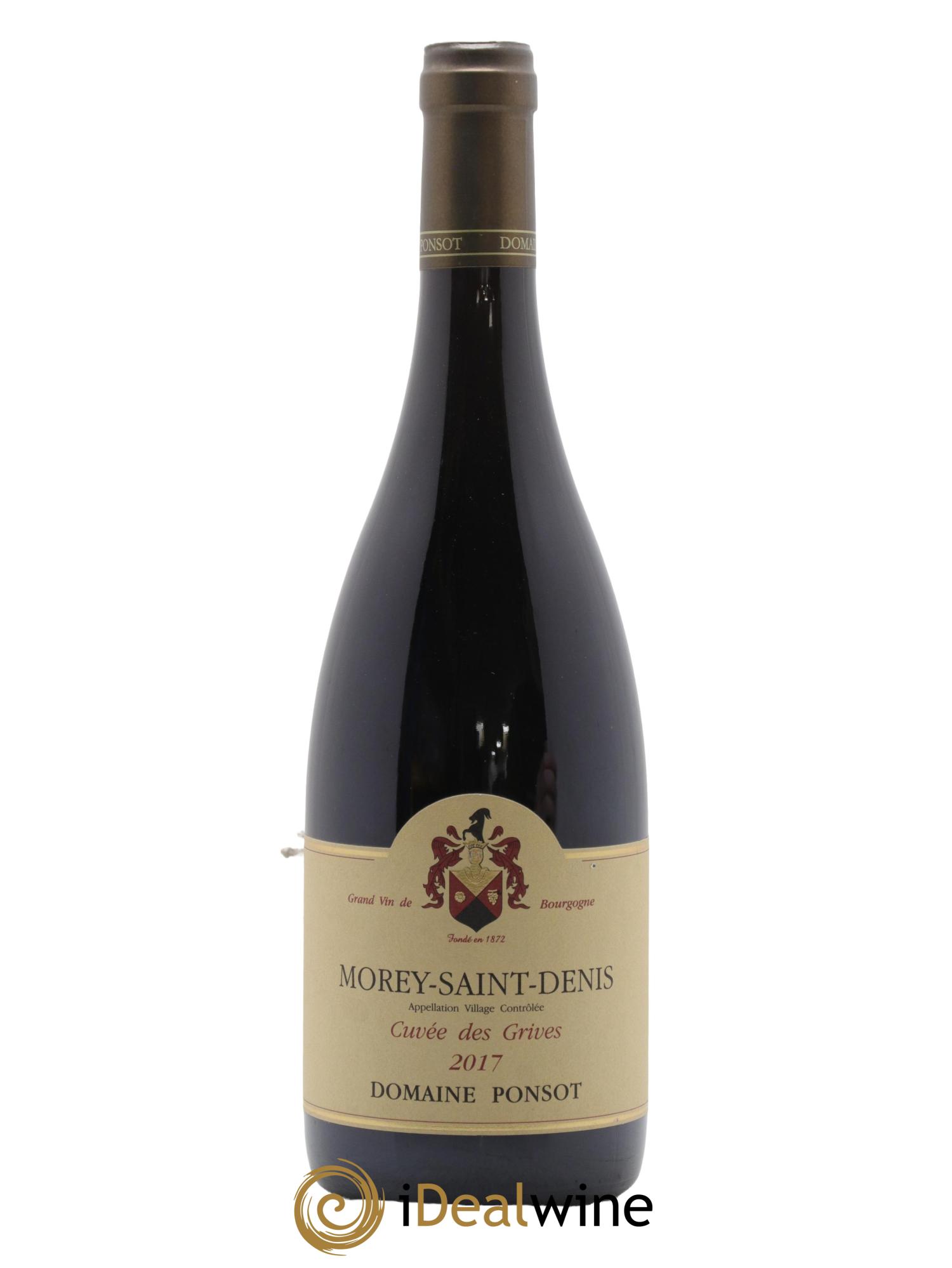 Morey-Saint-Denis Cuvée des Grives Ponsot (Domaine) 2017 - Lot de 1 bouteille - 0