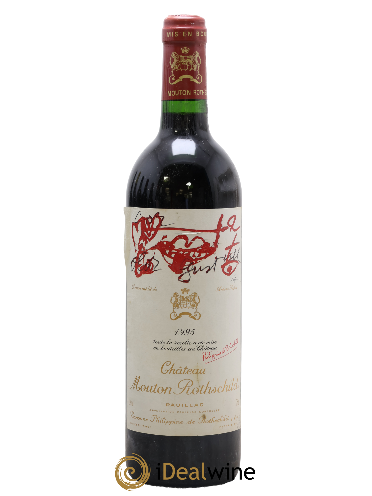 Château Mouton Rothschild 1er Grand Cru Classé 1995 - Lot of 1 bottle - 0