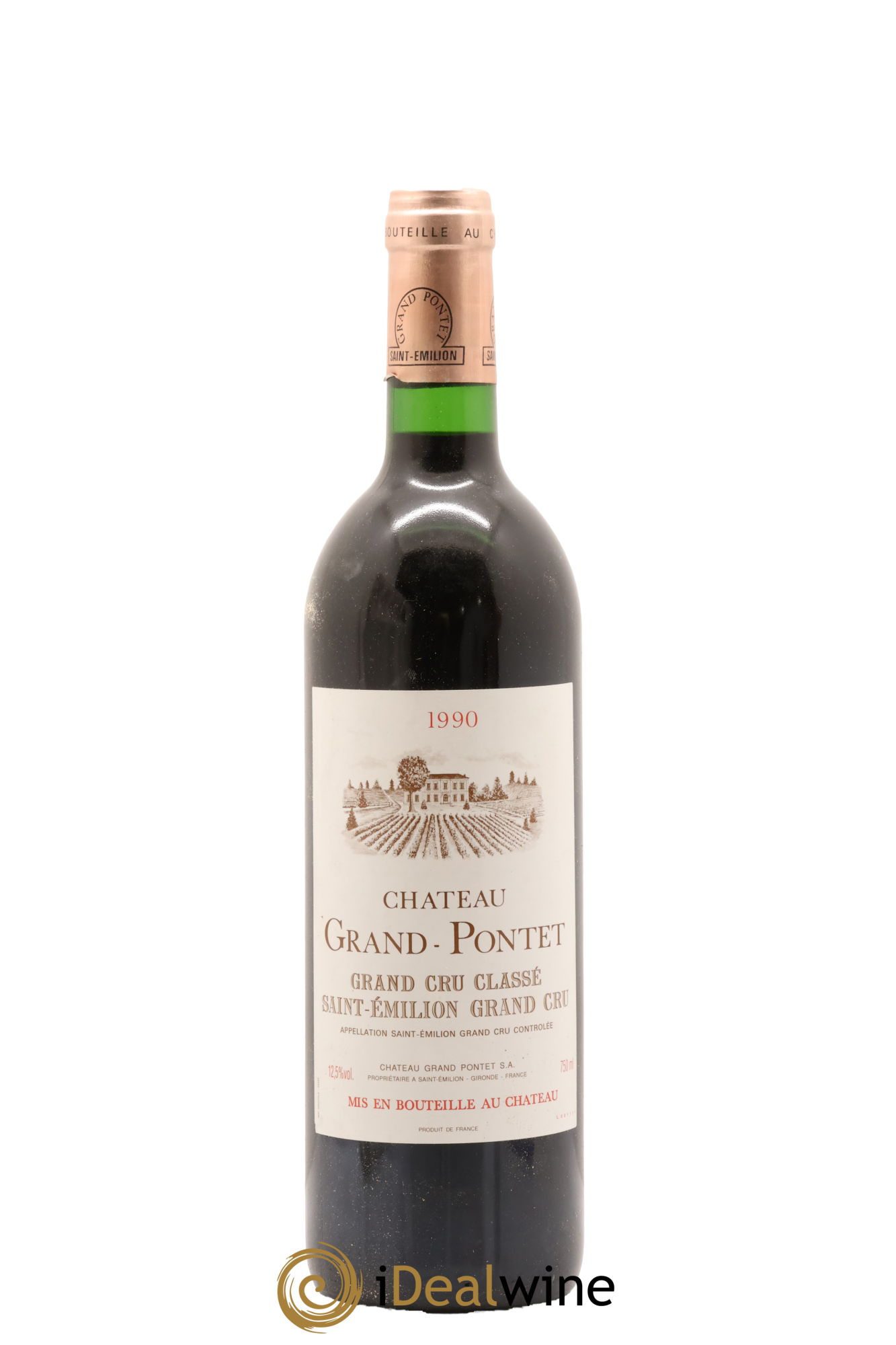 Château Grand Pontet Grand Cru Classé 1990 - Lot of 1 bottle - 0