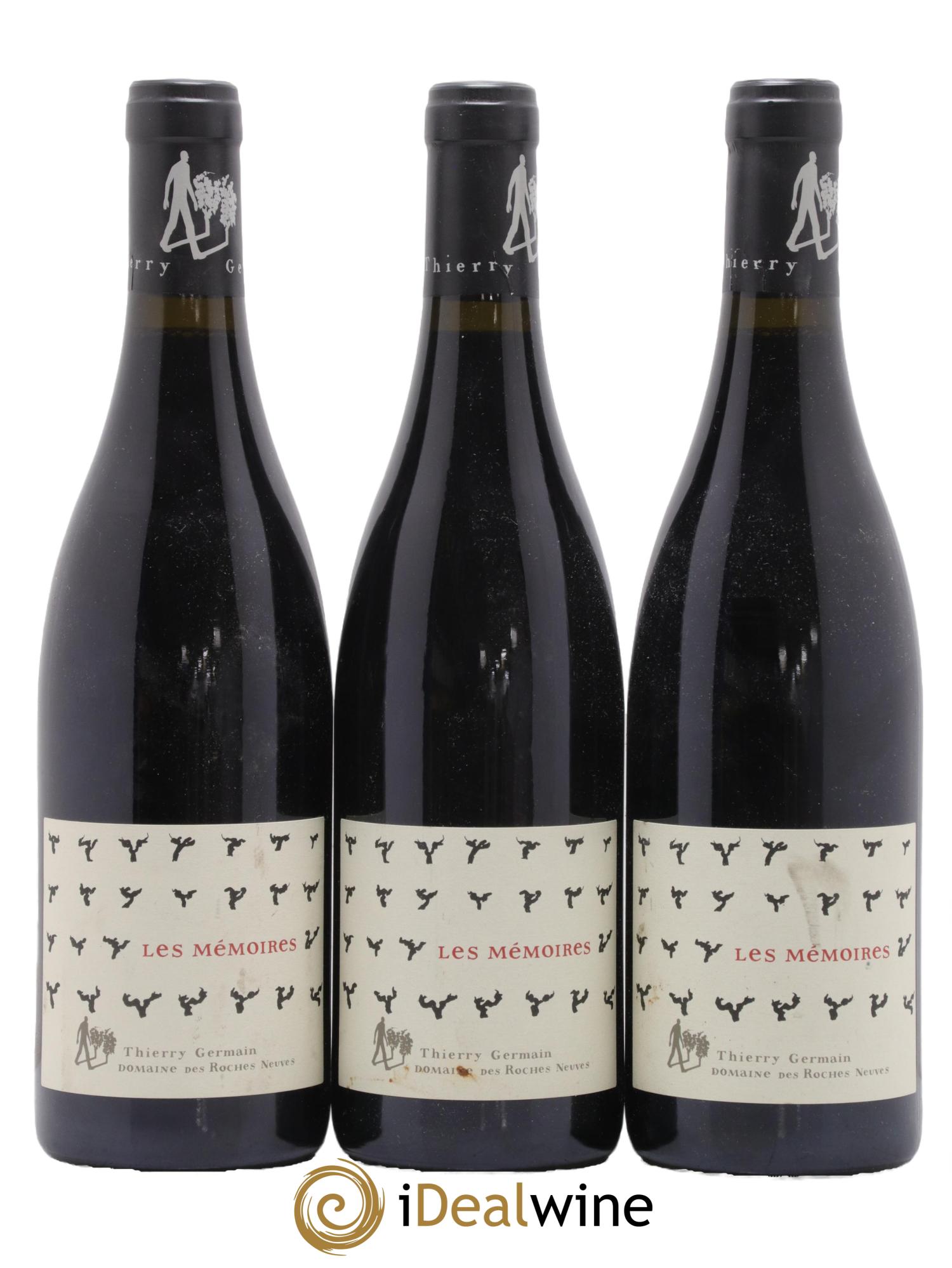 Saumur-Champigny Les Mémoires Domaine des Roches Neuves - Thierry Germain 2016 - Lot de 3 bouteilles - 0