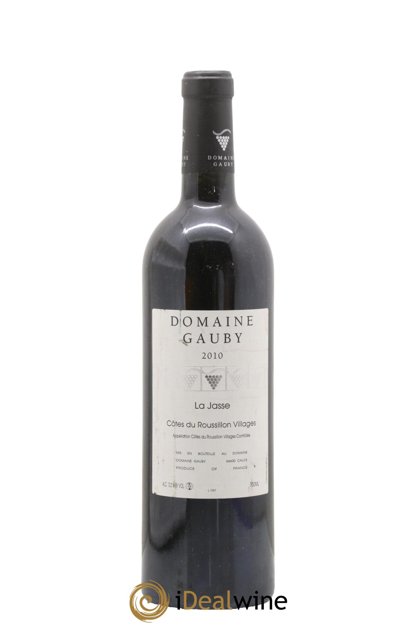 Côtes du Roussillon Villages La Jasse Gauby (Domaine) 2010 - Lot de 1 bouteille - 0
