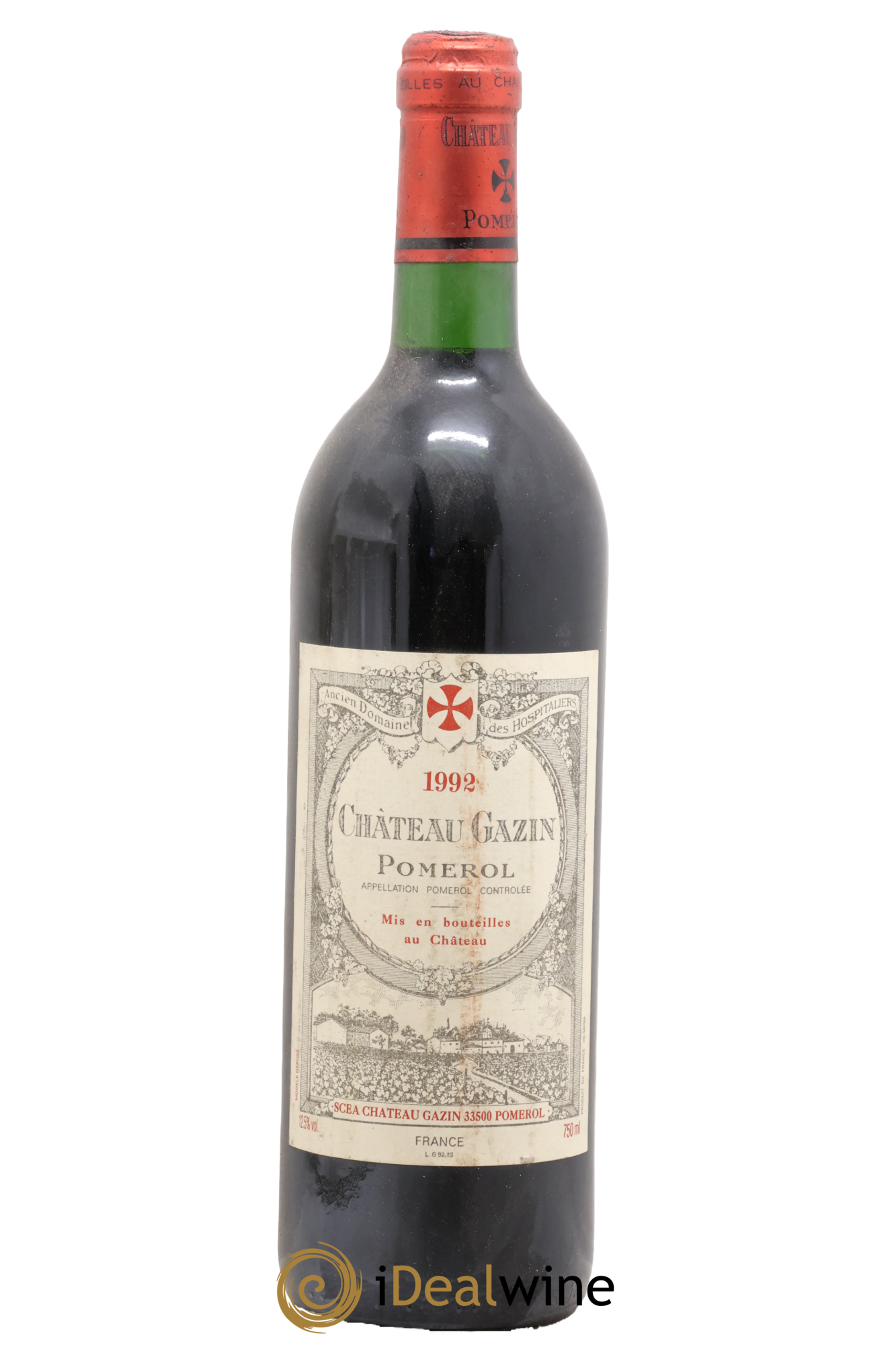 Château Gazin 1992 - Lot de 1 bouteille - 0