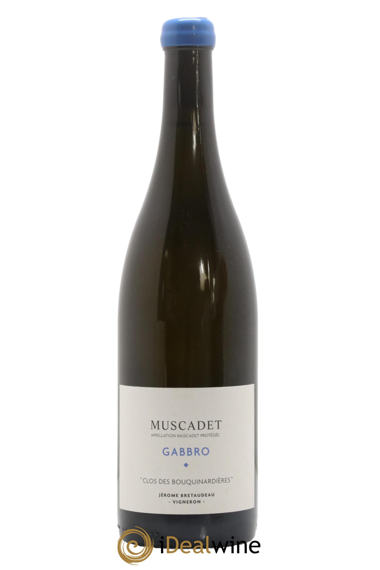 Muscadet-Sèvre-et-Maine Gabbro Clos des Bouquinardières Jérôme Bretaudeau - Domaine de Bellevue 2018 - Lot de 1 bouteille - 0