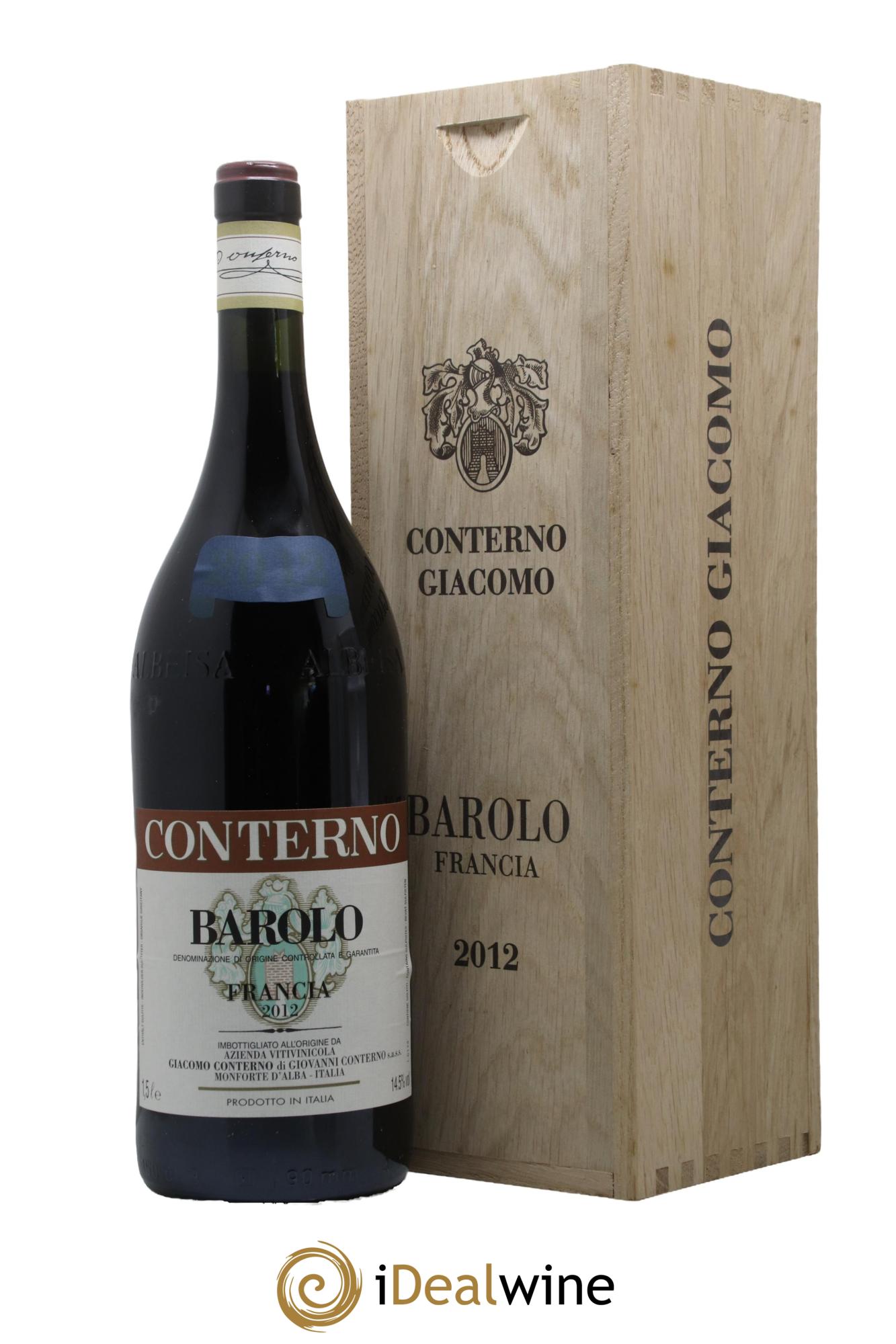 Barolo DOCG Vigna Francia Giacomo Conterno 2012 - Lot de 1 magnum - 0