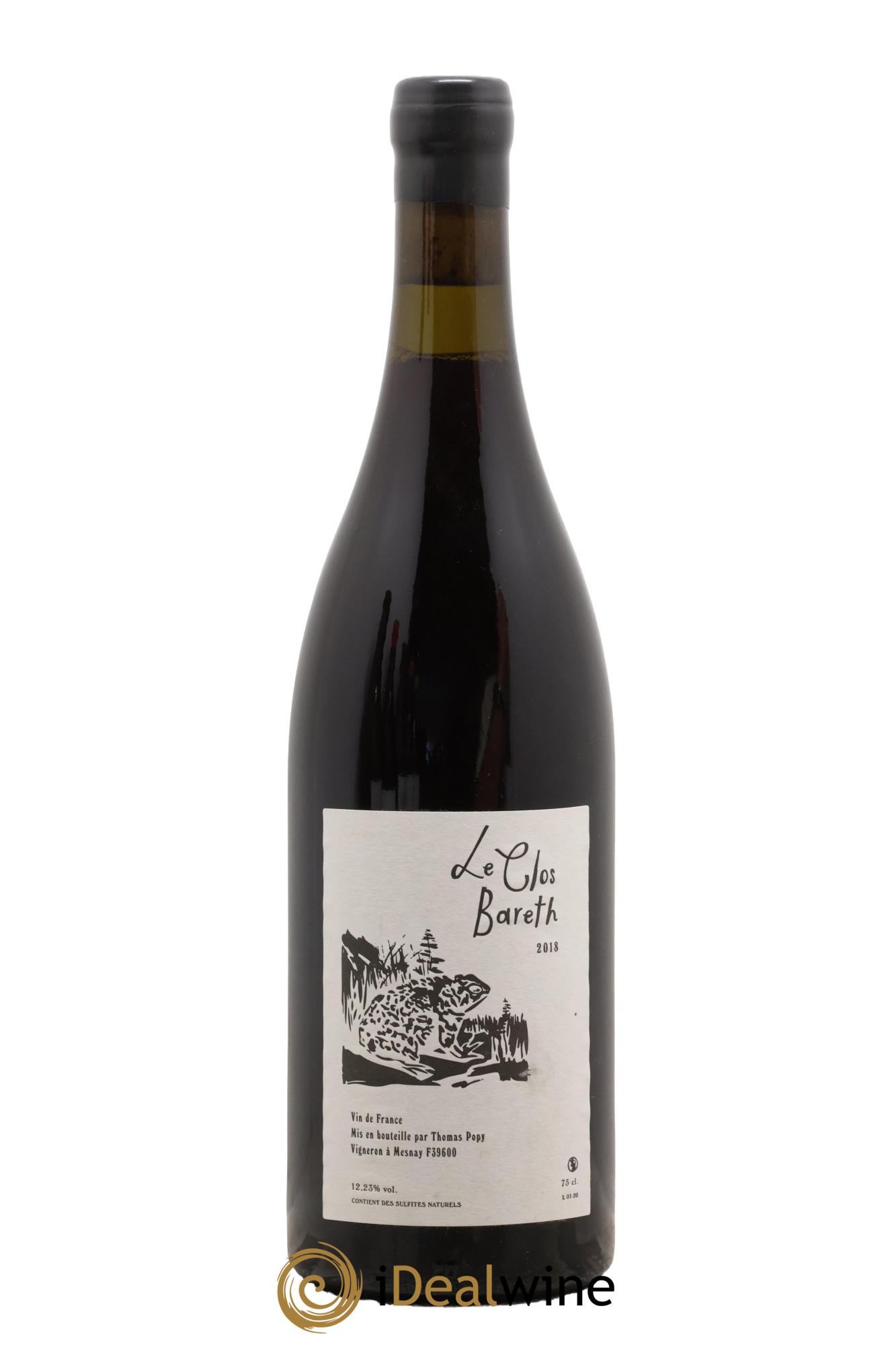 Vin de France Clos Bareth Thomas Popy 2018 - Posten von 1 Flasche - 0